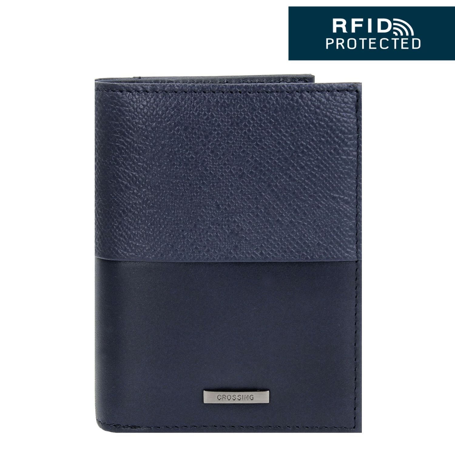 Crossing Infinite Short Leather Wallet With Coin Pouch RFID