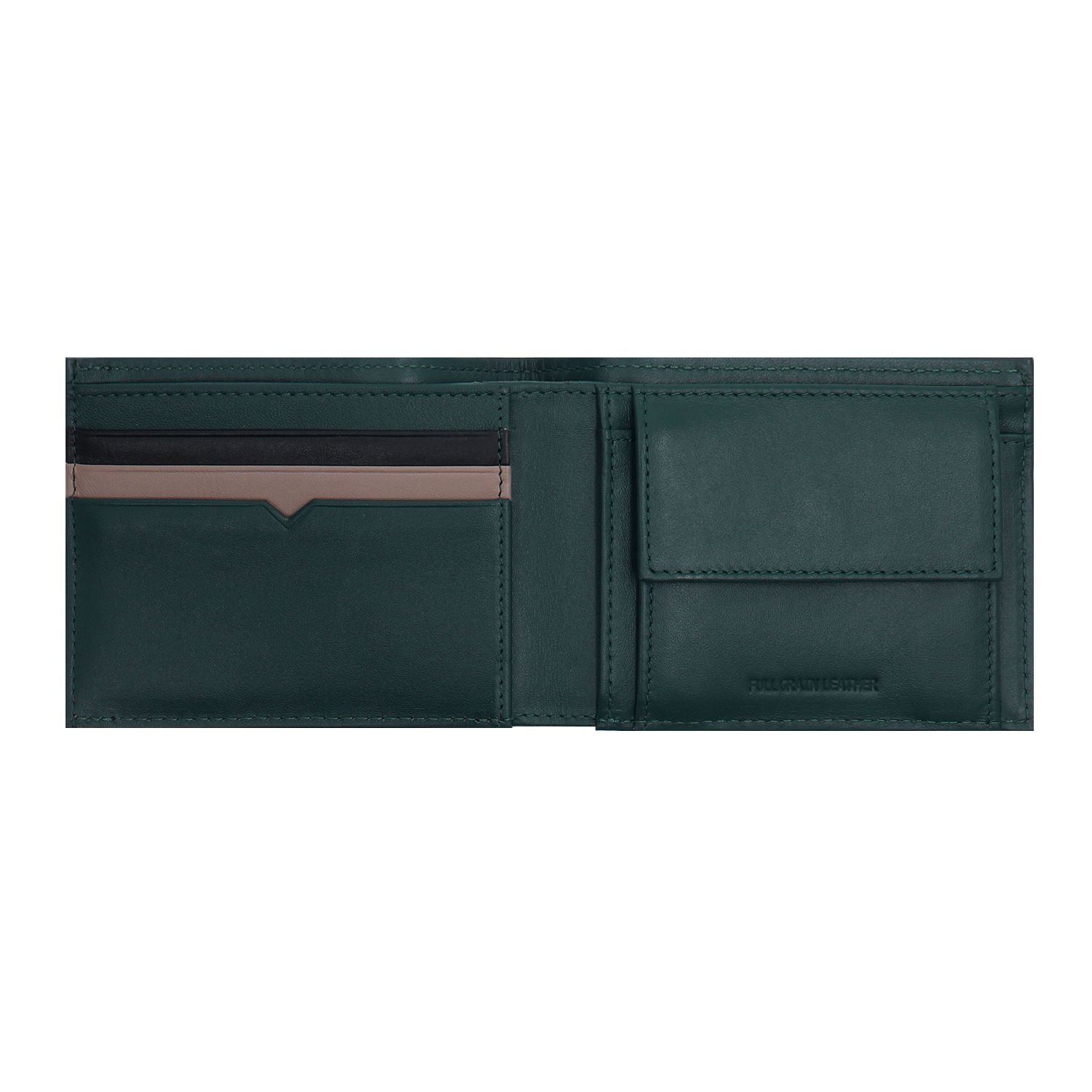 Crossing Modish Slim Leather Wallet With Coin Pocket [5 Card Slots] RFID