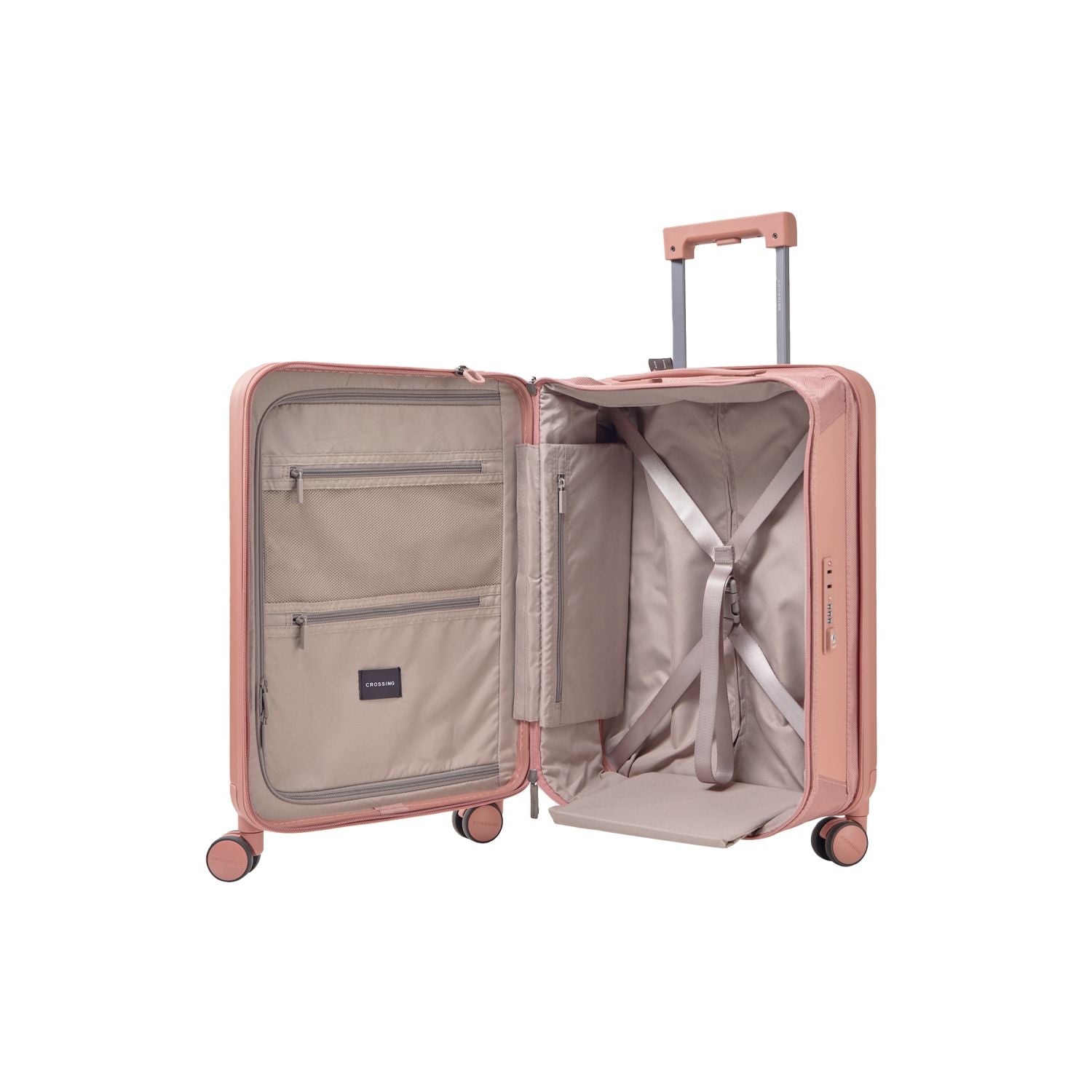 Crossing Ori Collapsible Polycarbonate 20" Carry On Luggage