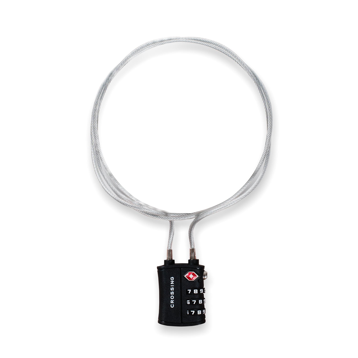 Crossing Ultra-Light TSA 3-Dial 1M Cable Lock