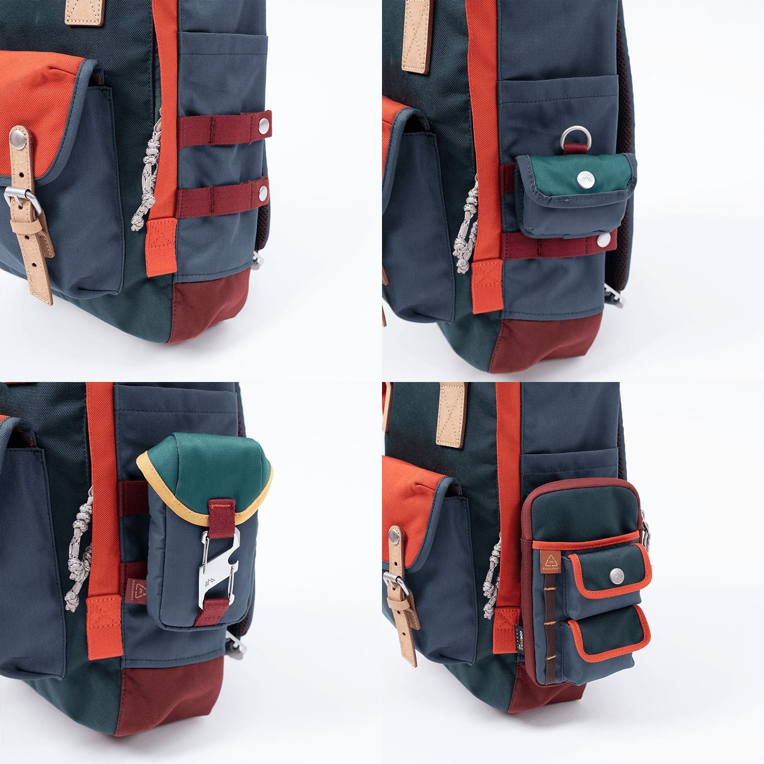 Doughnut Macaroon Large Happy Camper Series Backpack (SA)