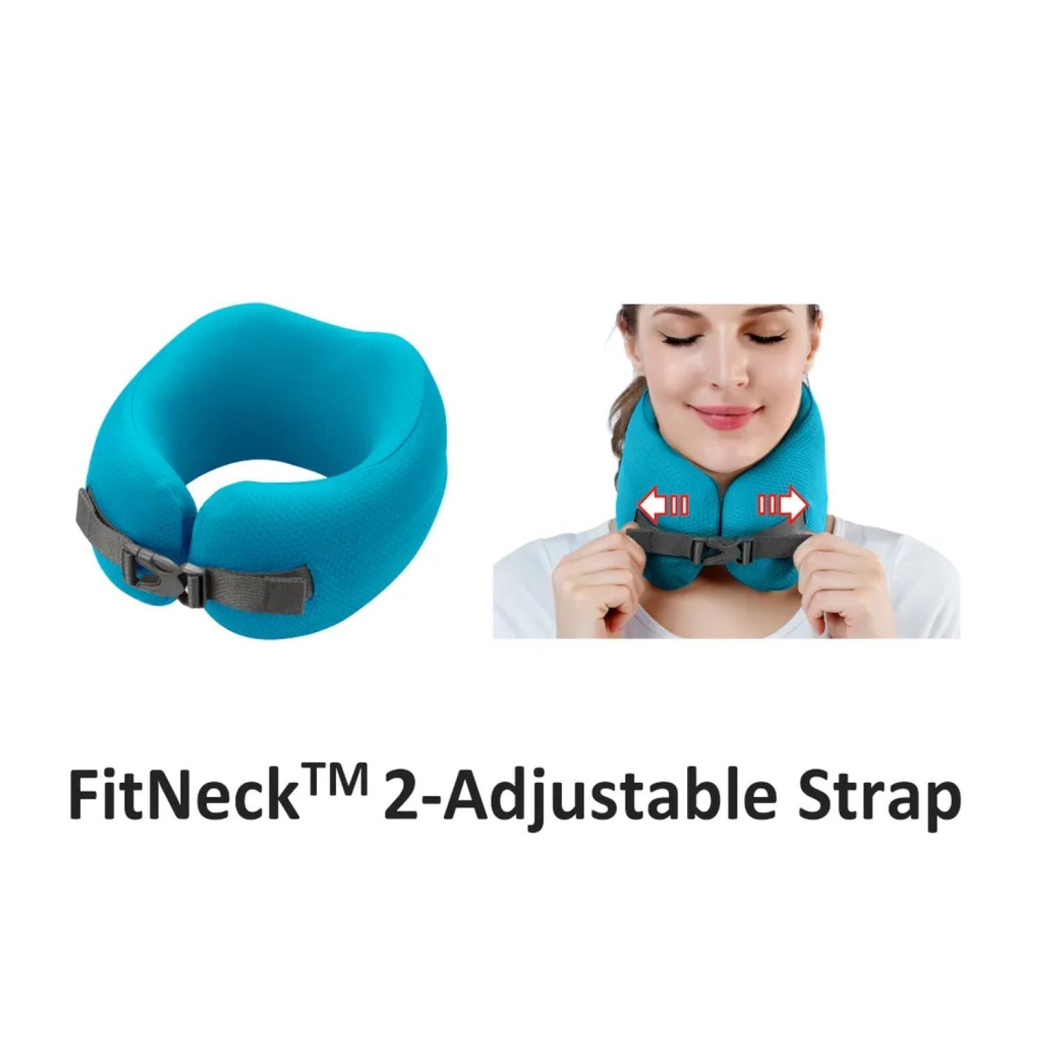 Easynap Foldable Pocket Travel Neck Pillow With Pouch Large