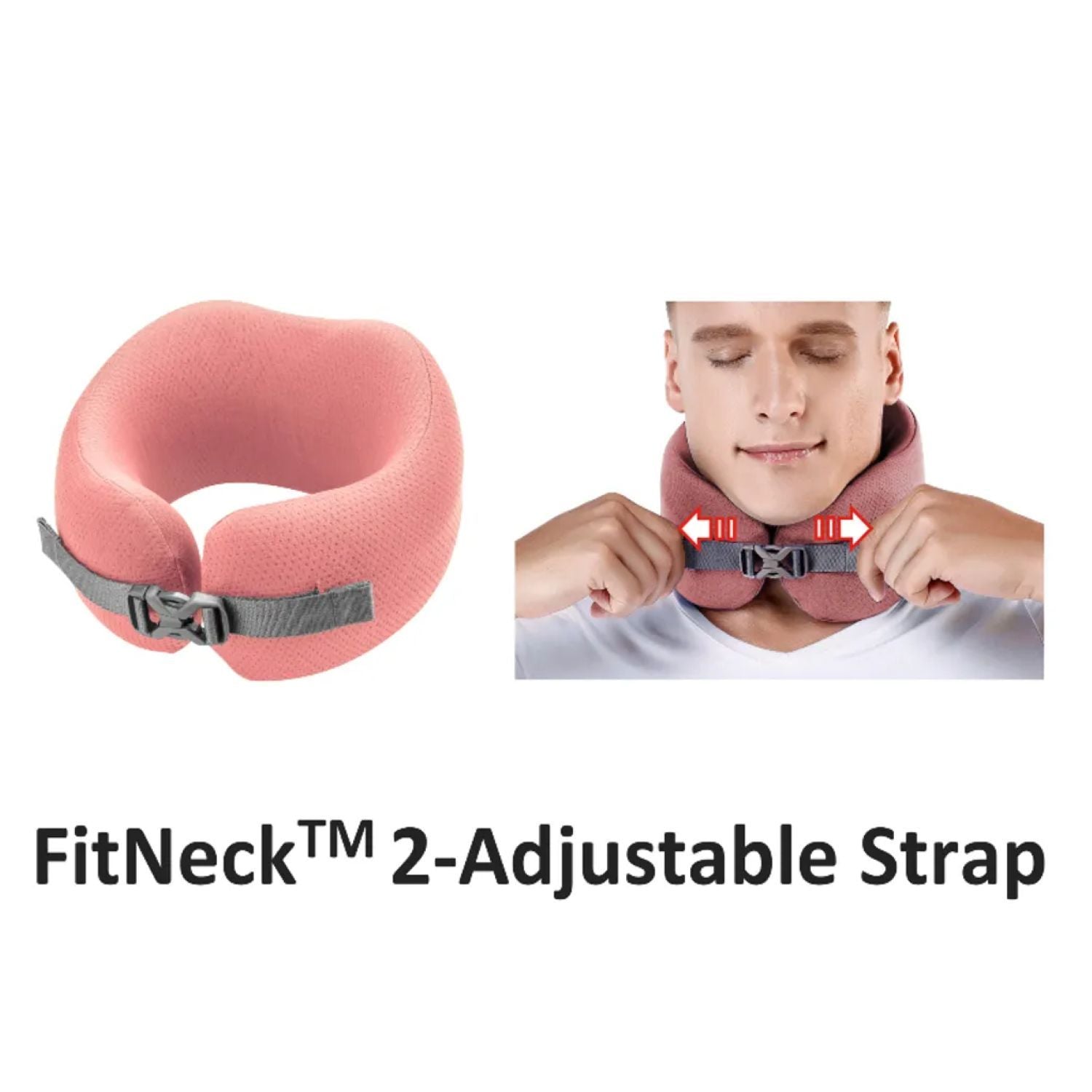 Easynap Foldable Pocket Travel Neck Pillow With Pouch Large