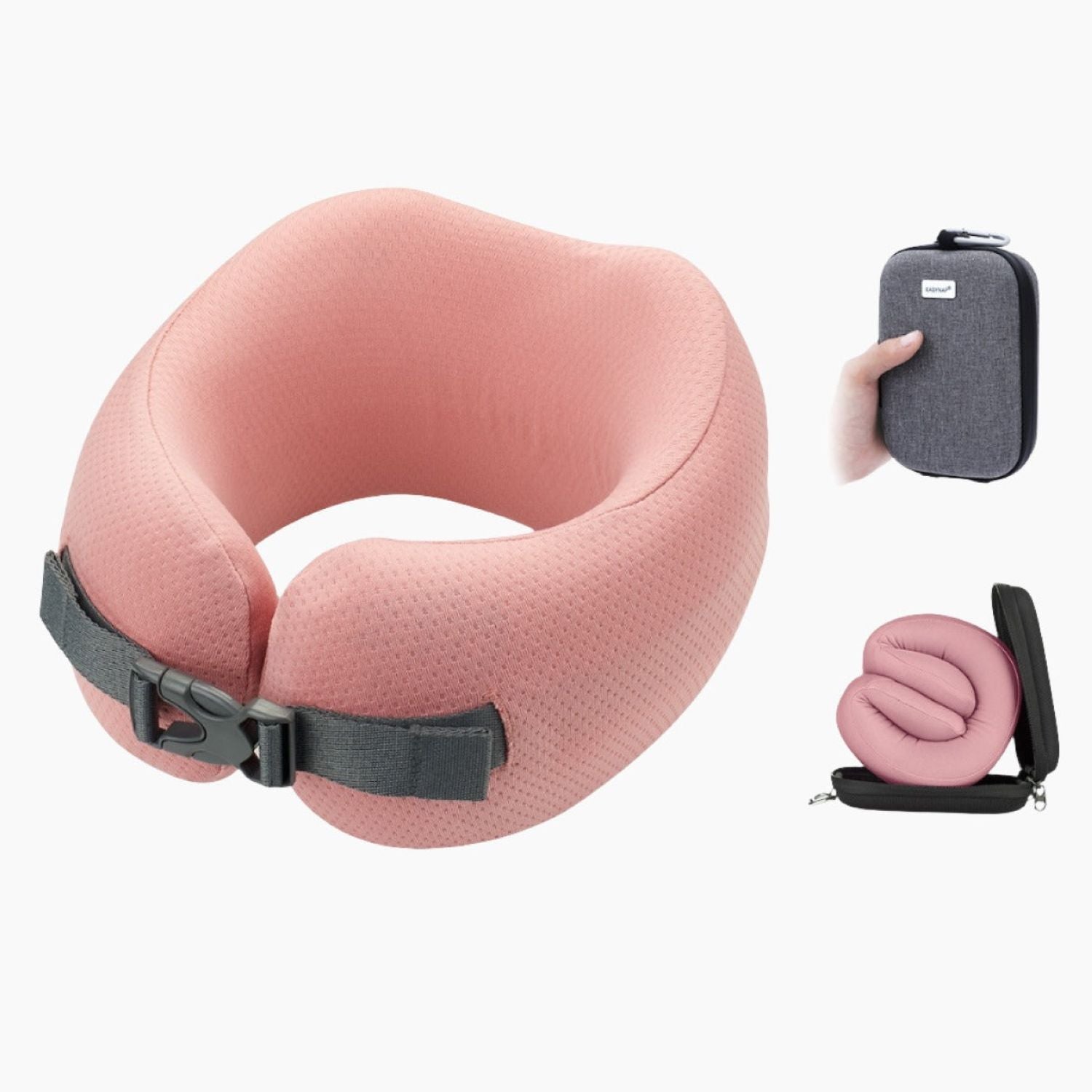 Easynap Foldable Pocket Travel Neck Pillow With Pouch Medium