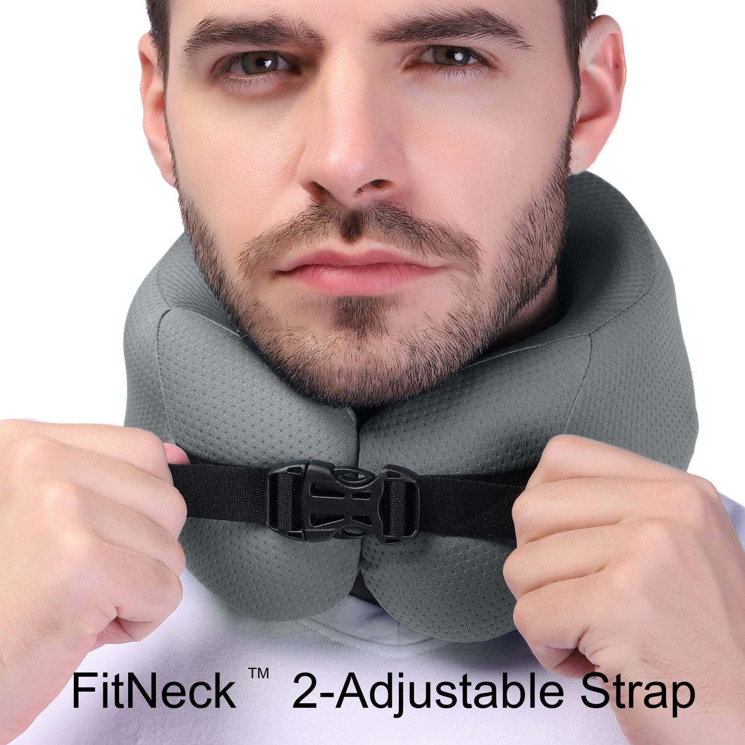 Easynap Travel Hooded Neck Pillow With Pouch