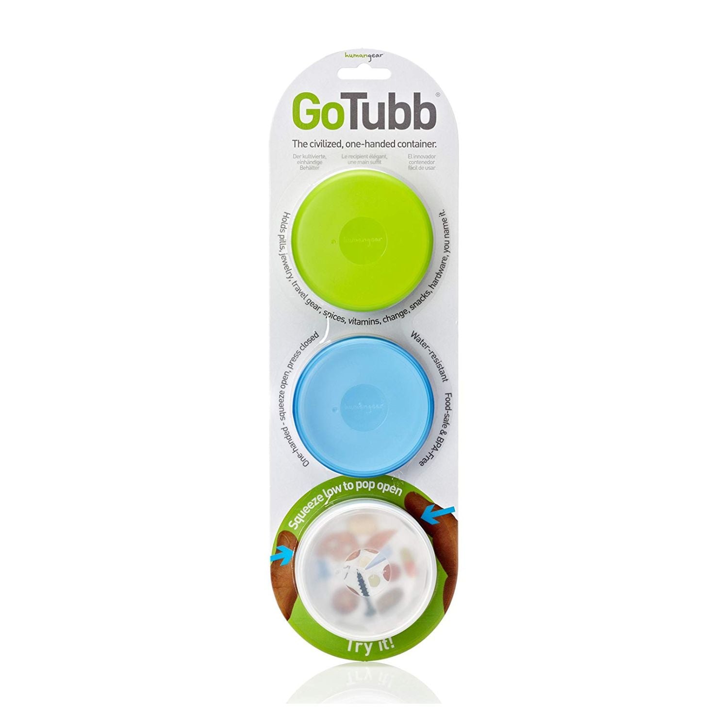 Humangear Gotubb 3-Pack Med/83Cc