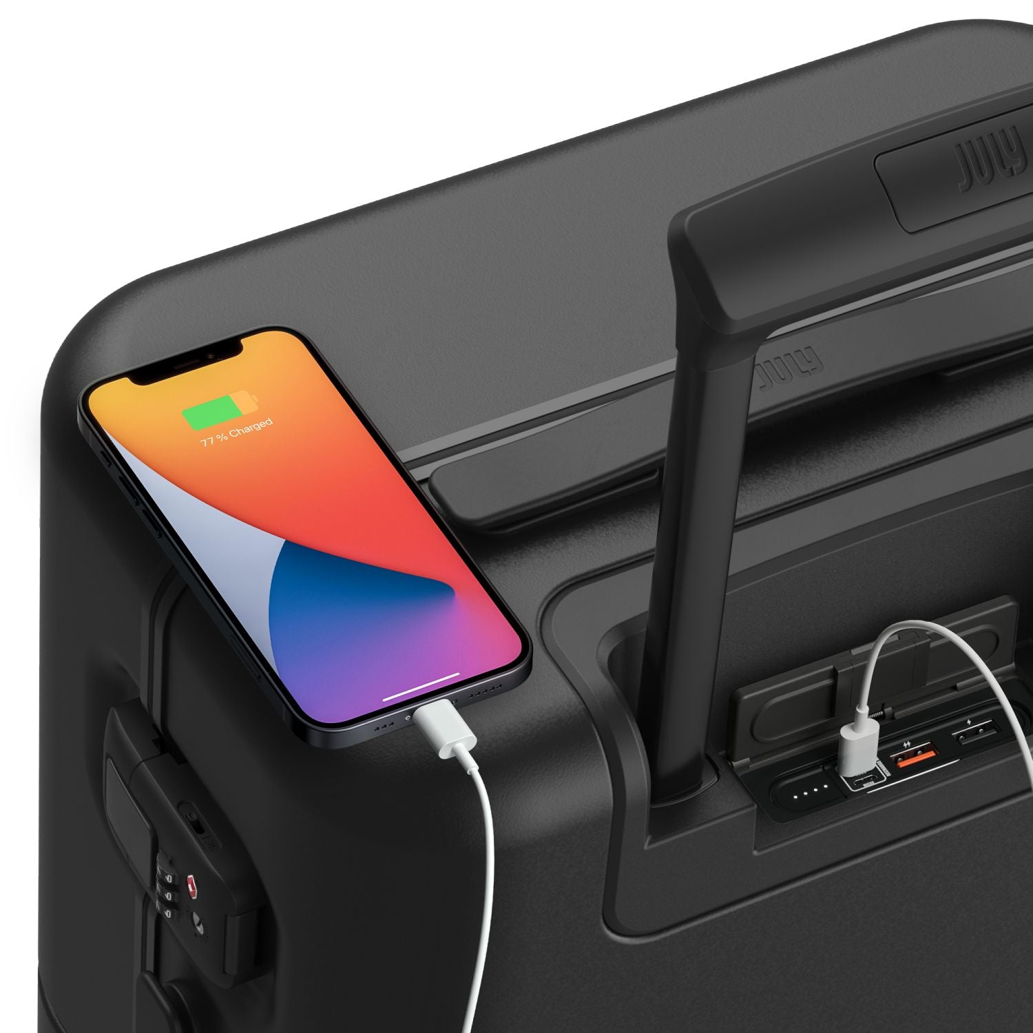 July Carry On Trunk Pc Upright With Fastcharge Usb-C 21" Luggage | Carry-On Luggage, Hard Case Luggage, Luggage | July-32