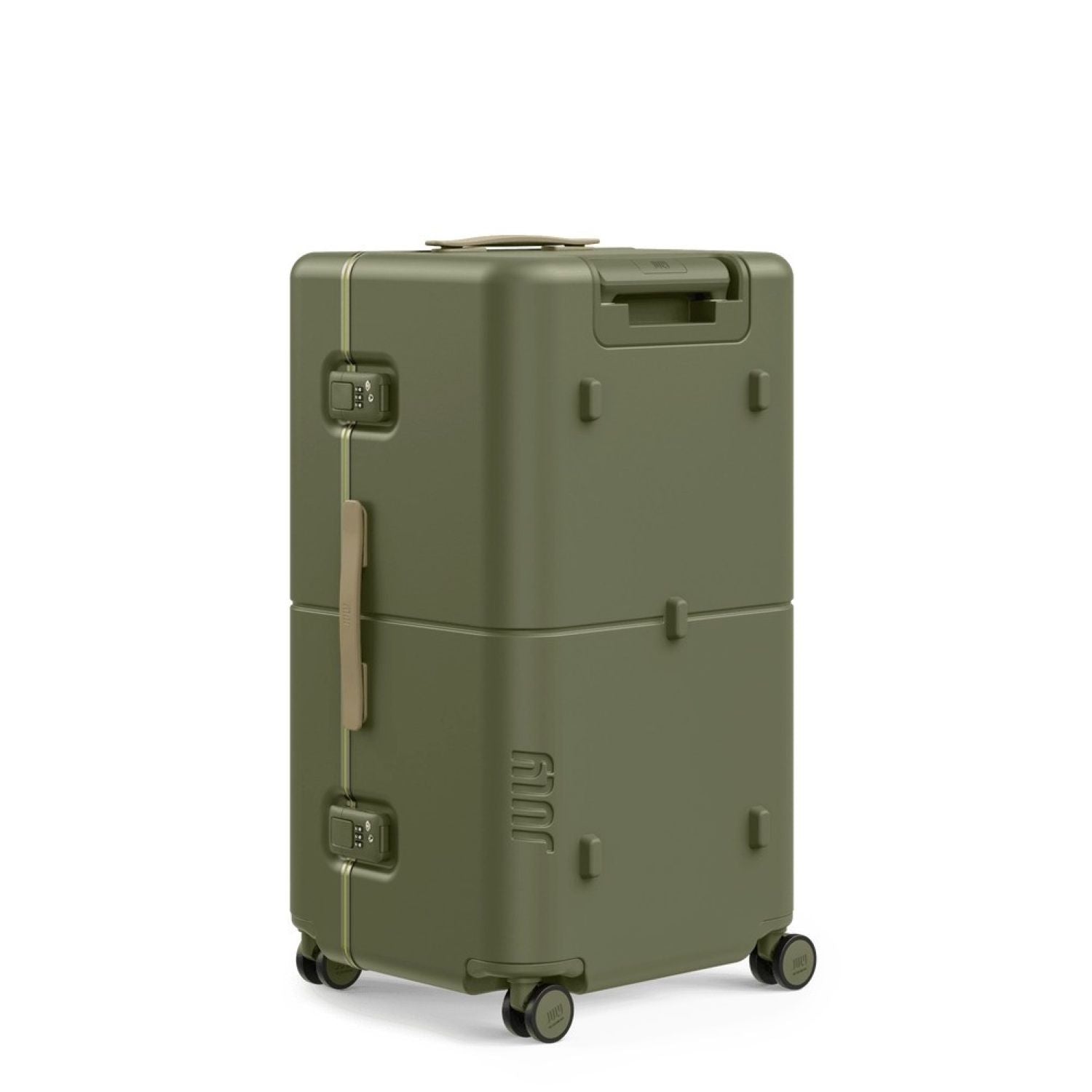 July Checked Trunk Polycarbonate Frame 28" Luggage (SA)