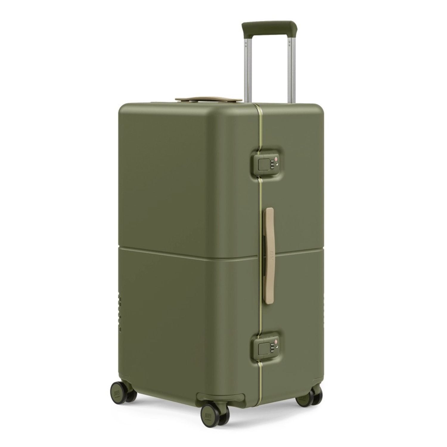 July Checked Trunk Polycarbonate Frame 28" Luggage (SA)