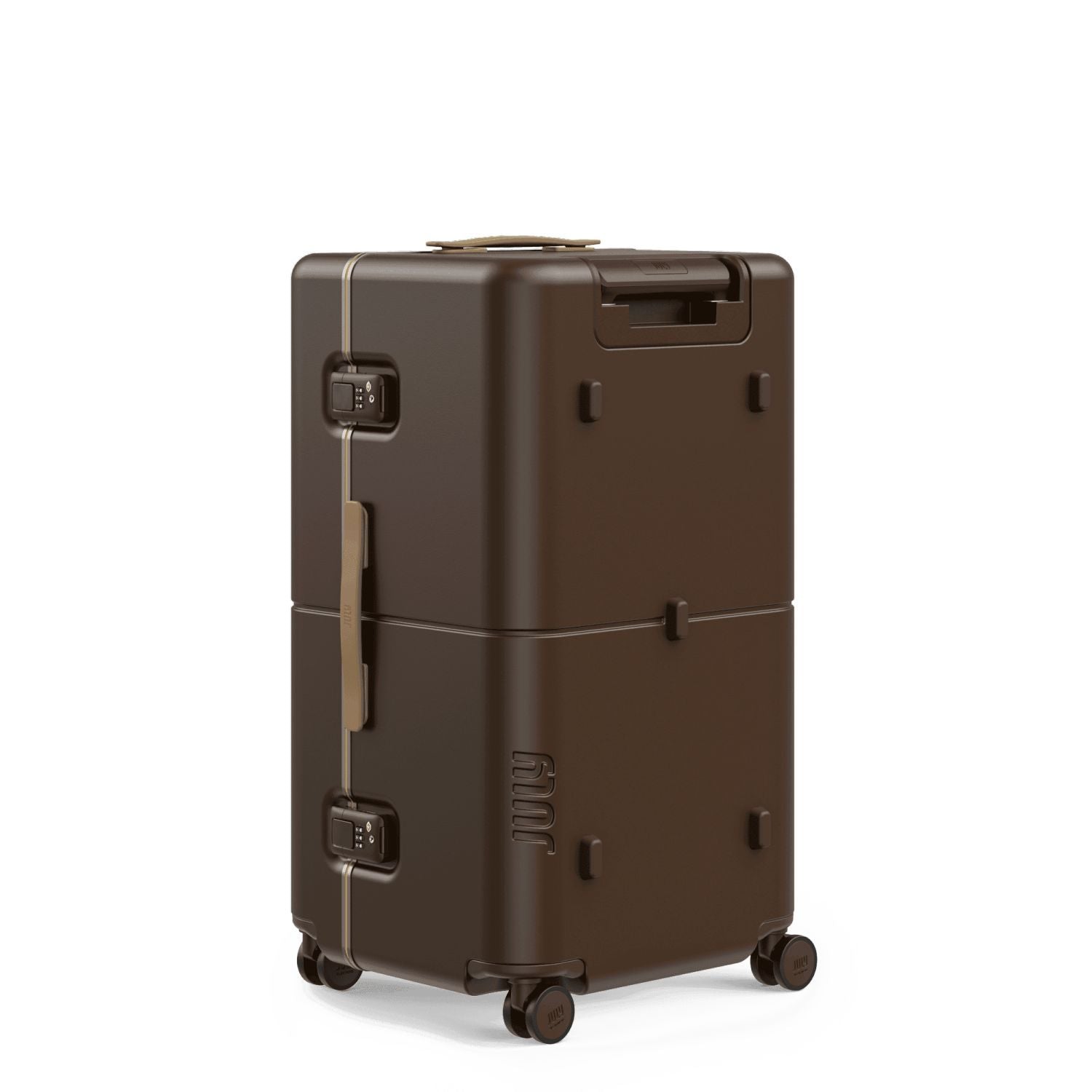 July Checked Trunk Polycarbonate Frame 28" Luggage