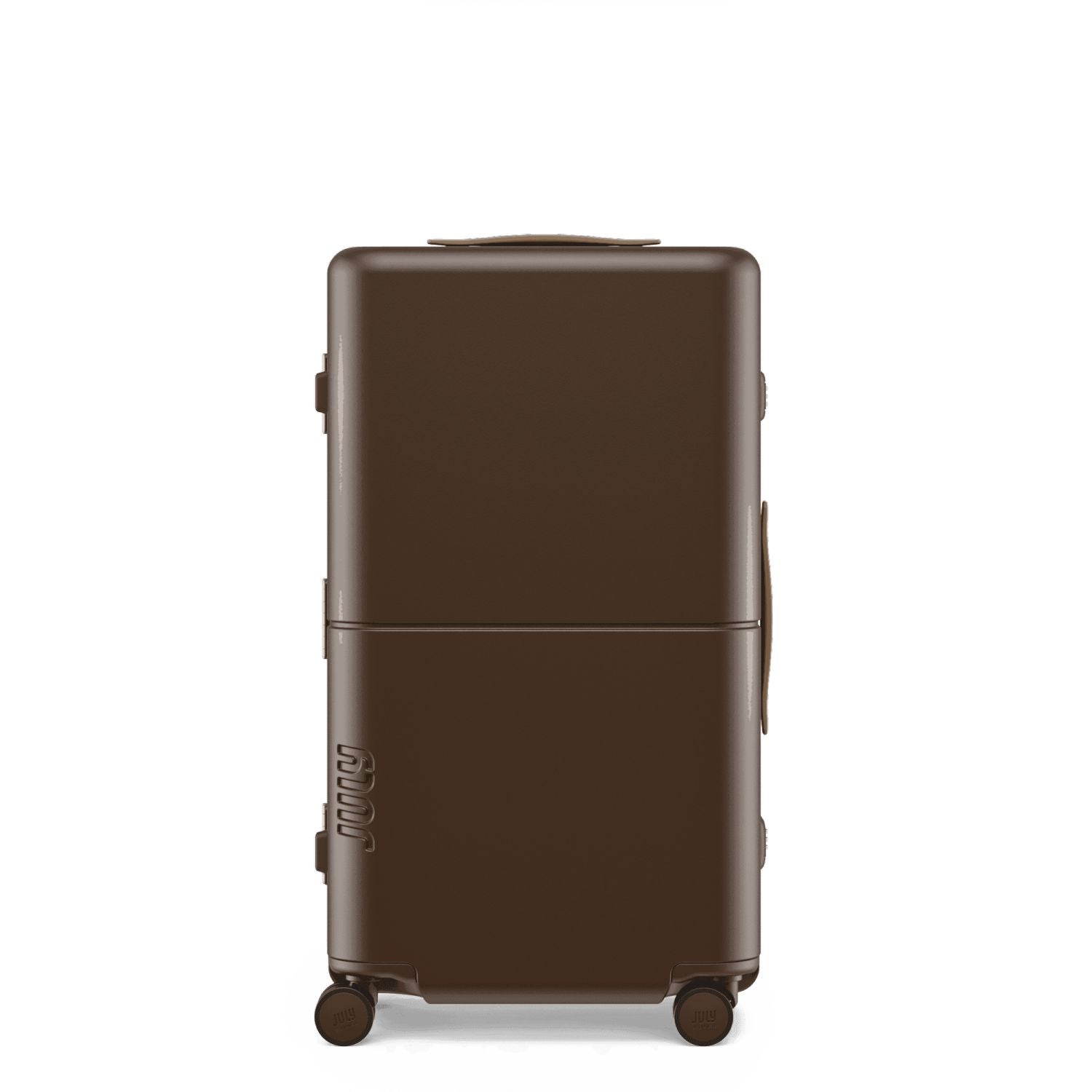 July Checked Trunk Polycarbonate Frame 28" Luggage