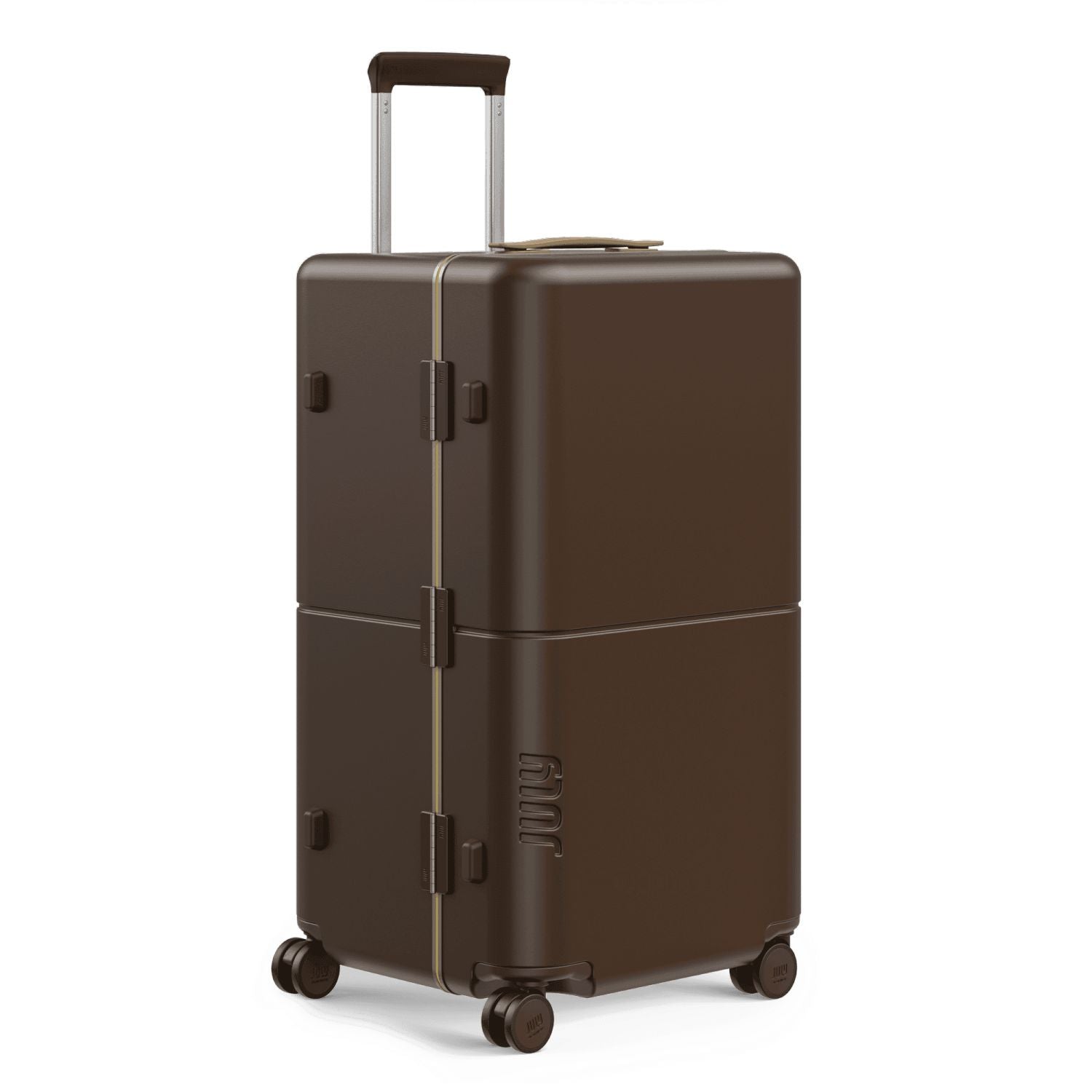 July Checked Trunk Polycarbonate Frame 28" Luggage (SA)