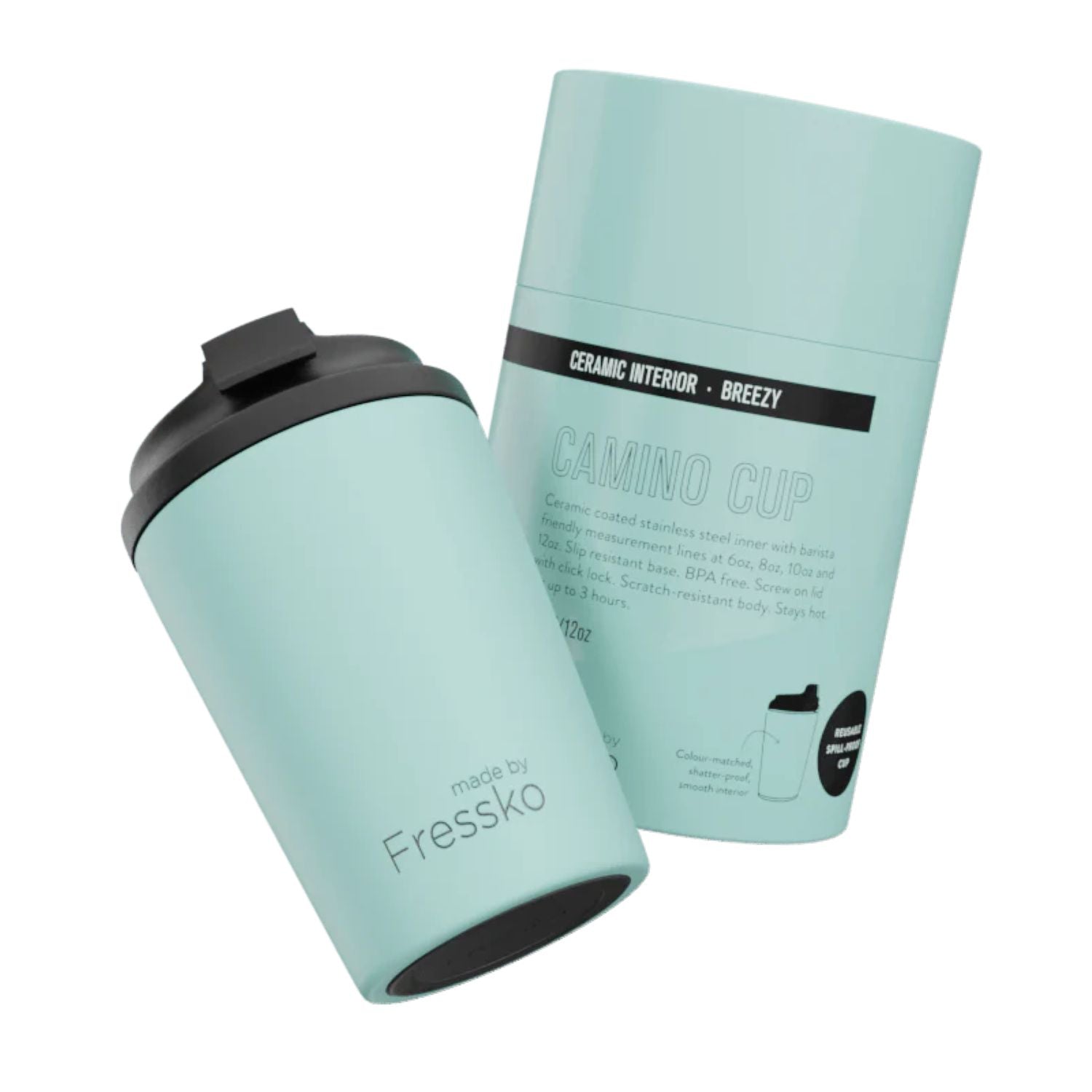 Made By Fressko Camino 12oz Insulated Ceramic Cup