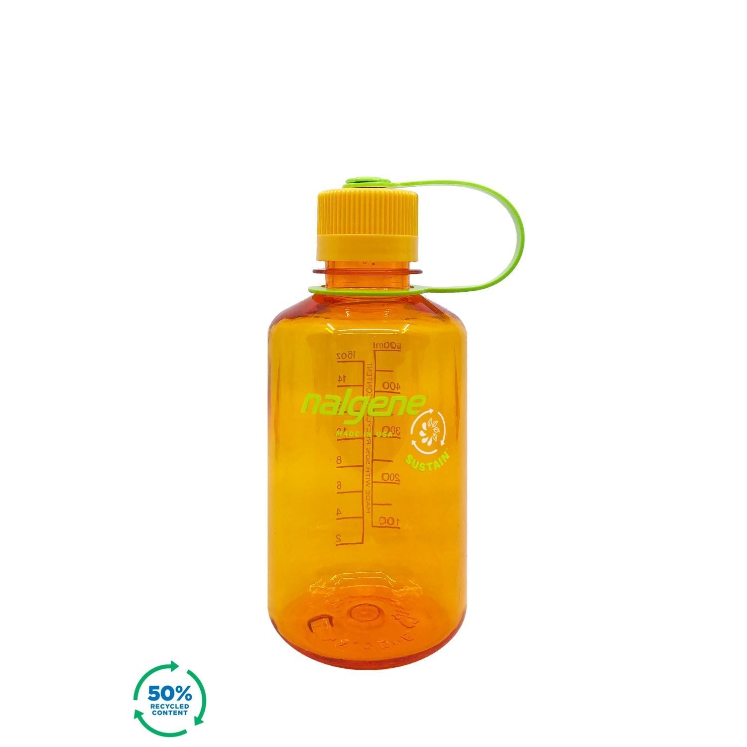 Nalgene 16oz Narrow Mouth Water Bottle (Plain) (SA)