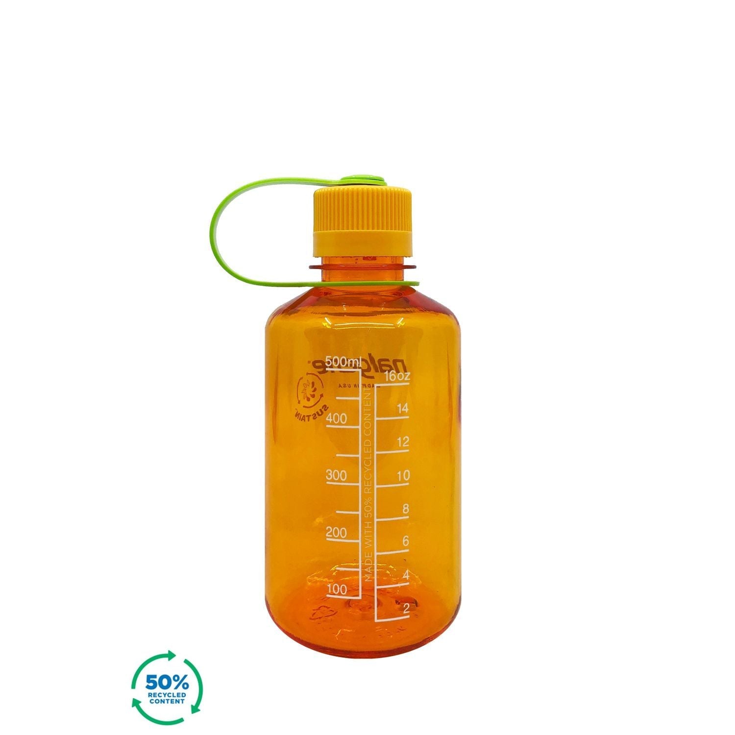 Nalgene 16oz Narrow Mouth Water Bottle (Plain) (SA)