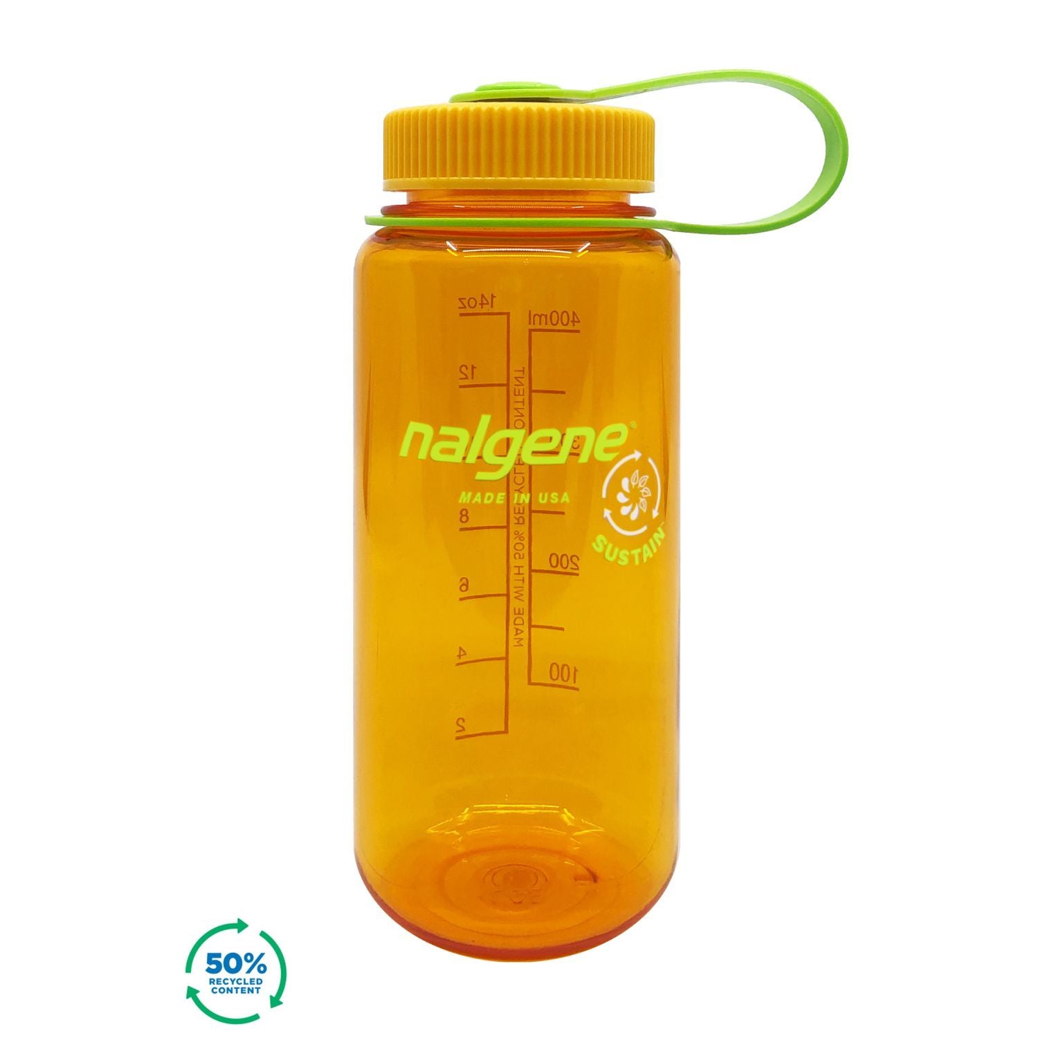 Nalgene 16oz Wide Mouth Sustain Water Bottle (Plain) | Gifts & Lifestyle, Non-insulated Water Bottles, Travel Accessories, Water Bottles | Nalgene Water Bottles-16