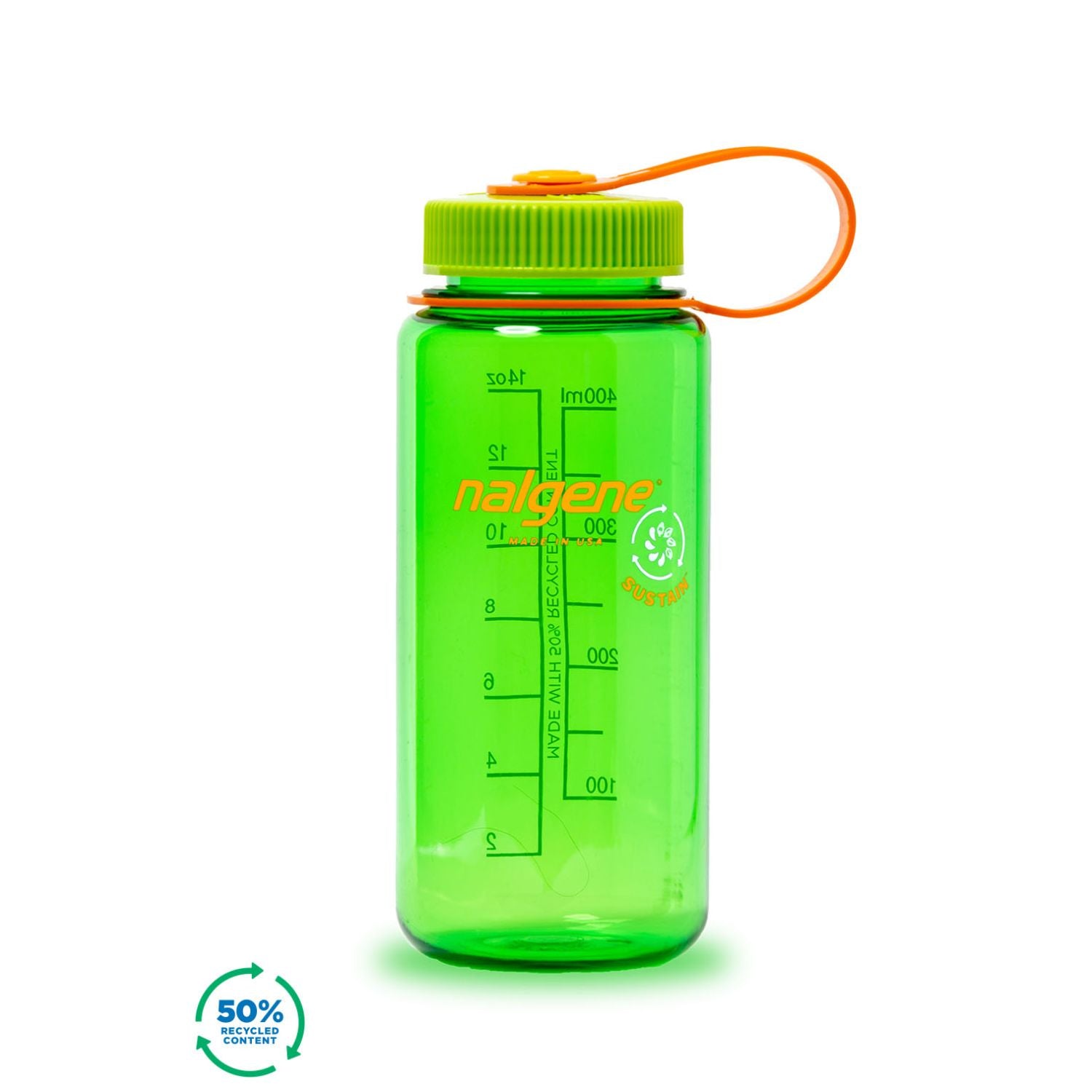 Nalgene 16oz Wide Mouth Sustain Water Bottle (Plain) | Gifts & Lifestyle, Non-insulated Water Bottles, Travel Accessories, Water Bottles | Nalgene Water Bottles-25