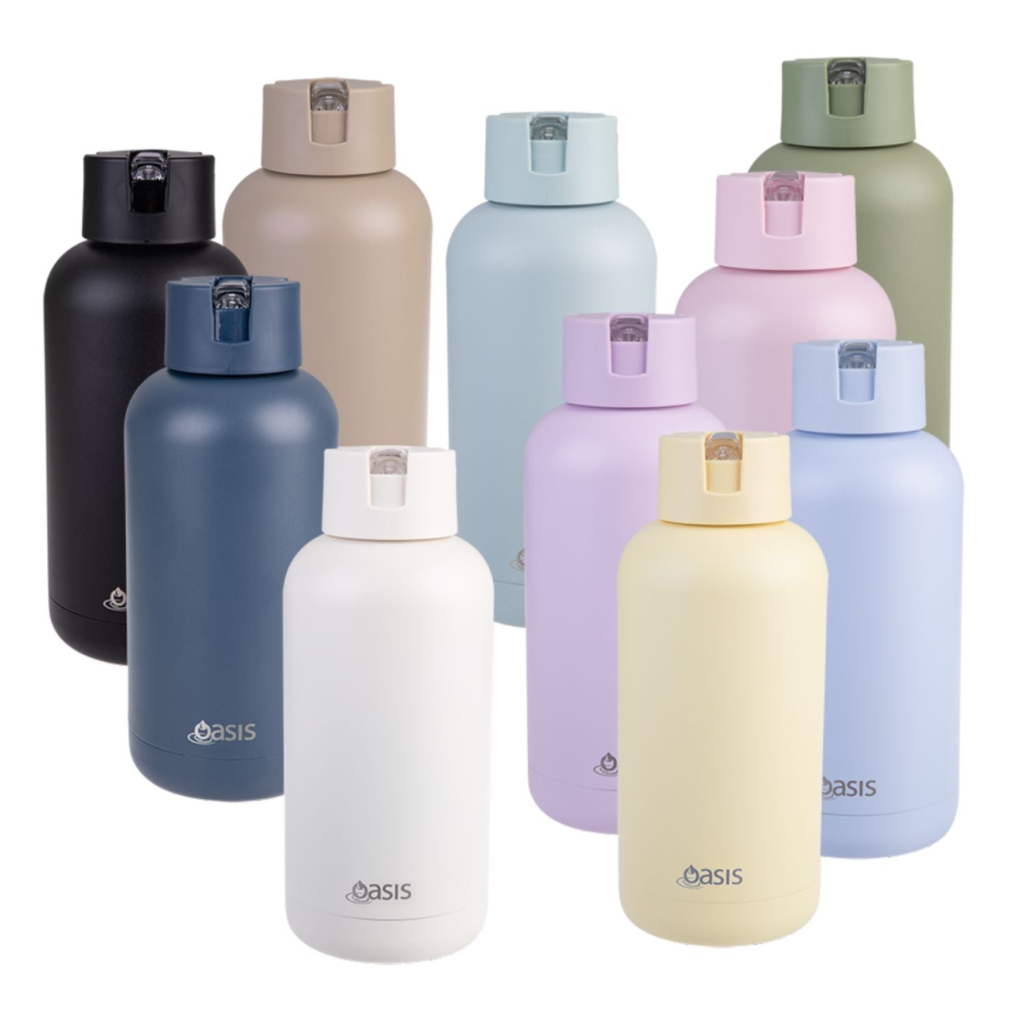 Oasis Stainless Steel Insulated Ceramic Moda Bottle 1.5L