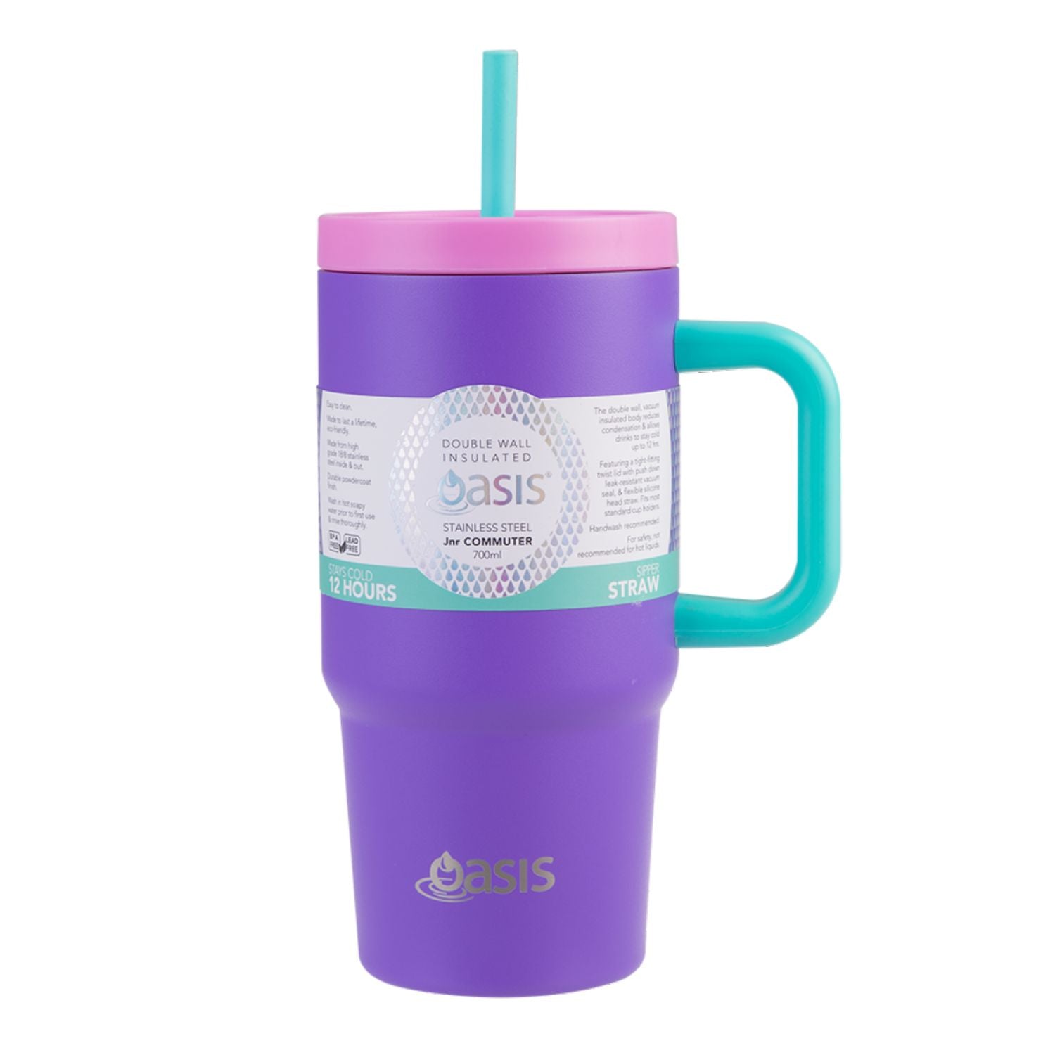 Oasis Stainless Steel Insulated Mini Commuter Travel Tumbler 700ML