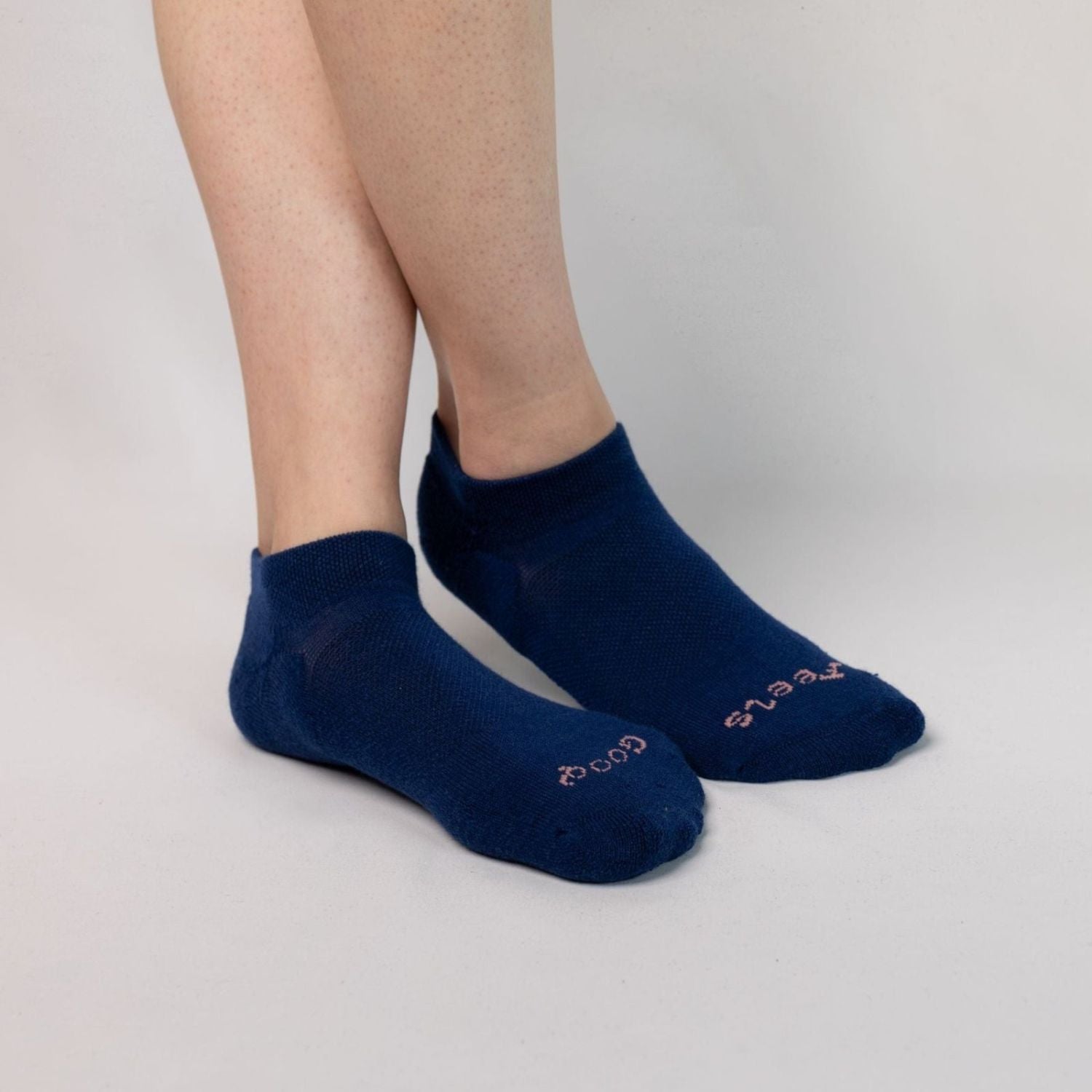 Paire Merino Wool-Blend Ankle Sock (Stormy Blue)