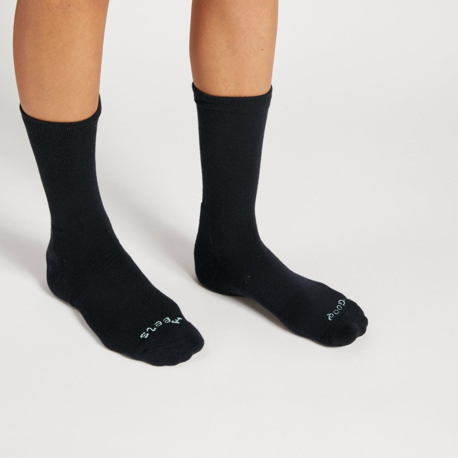 Paire Merino Wool-Blend Calf Sock (Black)