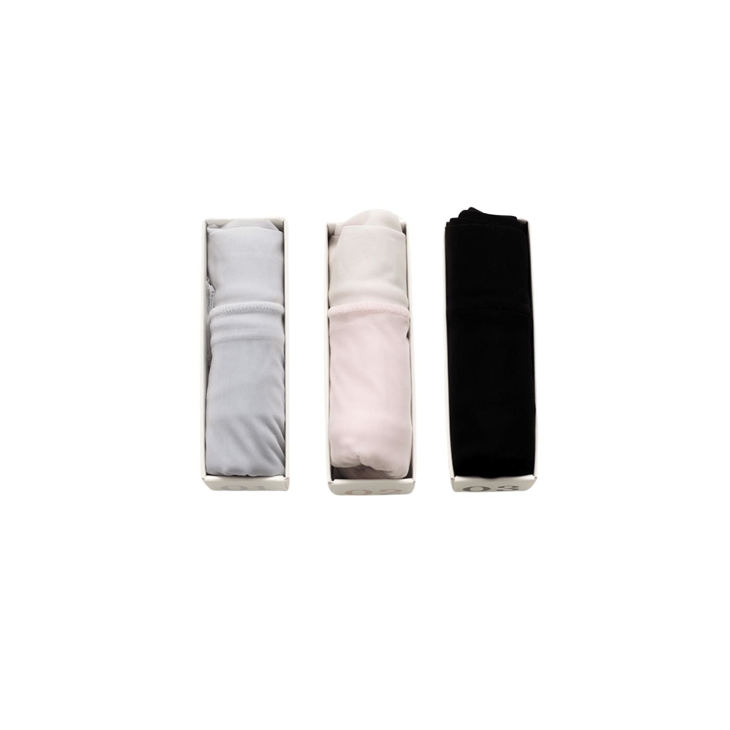 Paire Lipstick Underwear / Pack Of 3 (Sky blue, Peachy & Midnight)