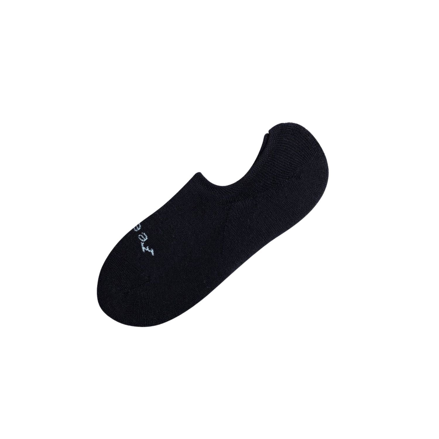 Paire Merino Wool-Blend No-Show Sock (Black)