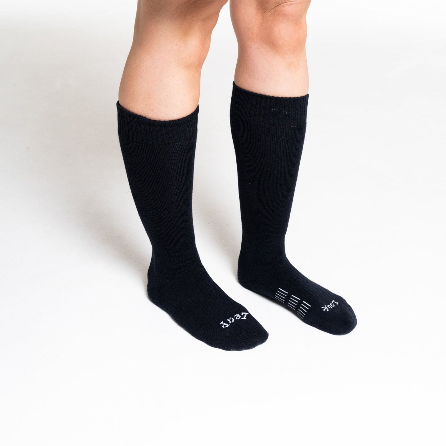 Paire Merino Wool-Blend Snow Sport Sock (Black)