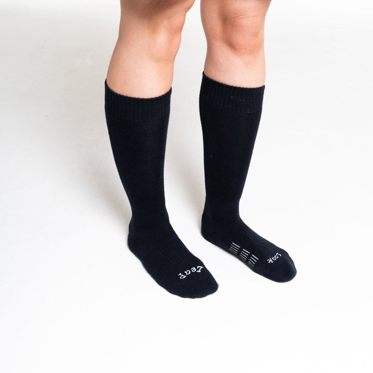 Paire Merino Wool-Blend Snow Sport Sock (Black)