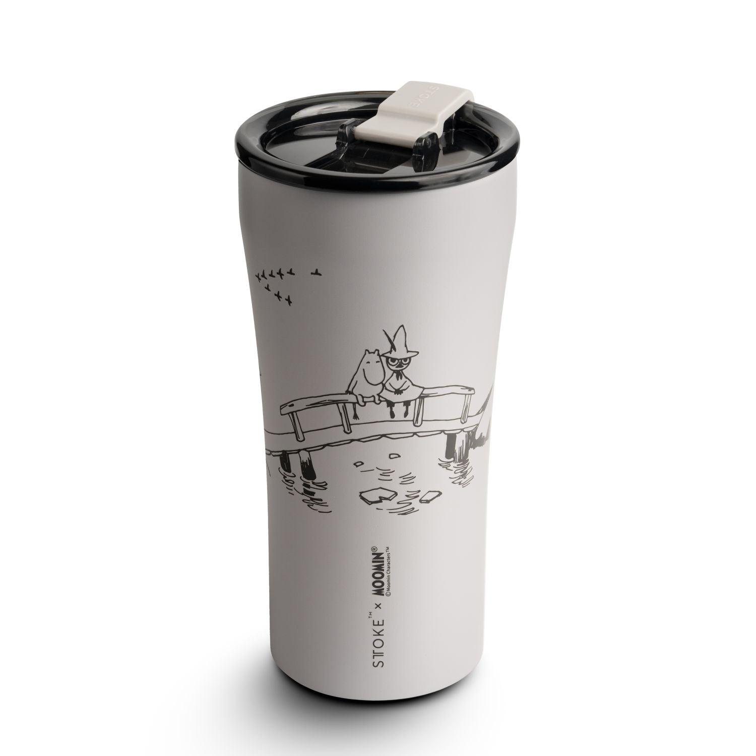 Sttoke Moomin Moleskine Notebook And 16Oz Cup Bundle Set - A Moment To Pause