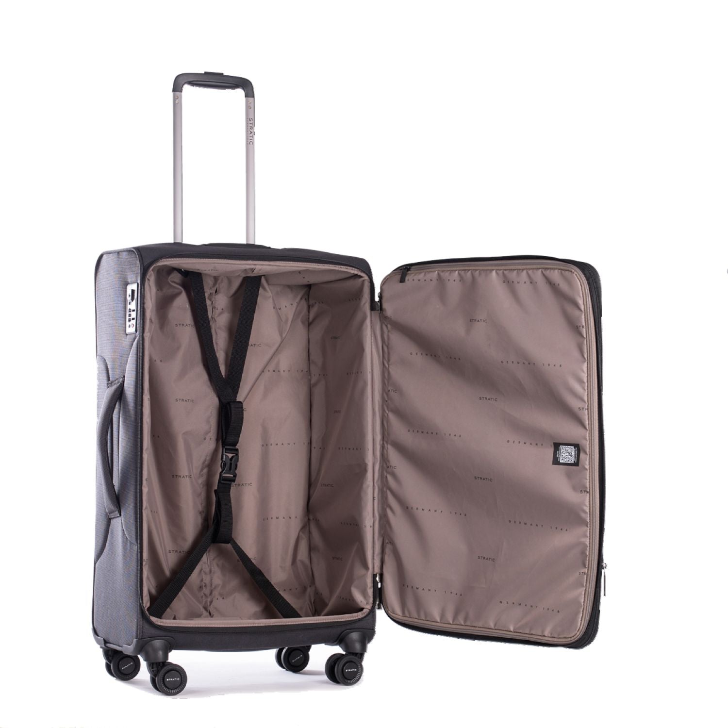 Stratic Bendigo Light + Suitcase M With Front Access Opening