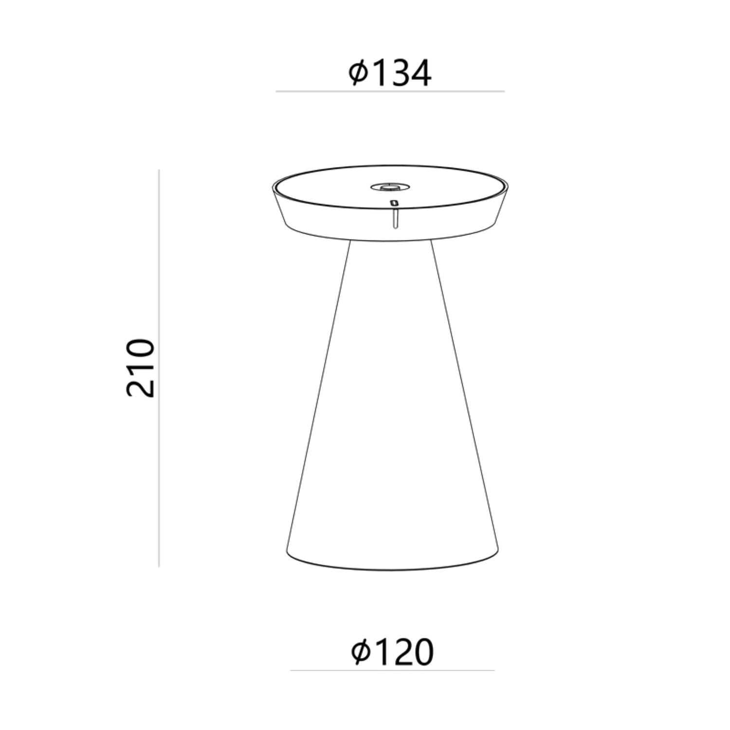 Ubiqua Torus Glass With 190/200 Lumens - 2.2W 5V Power