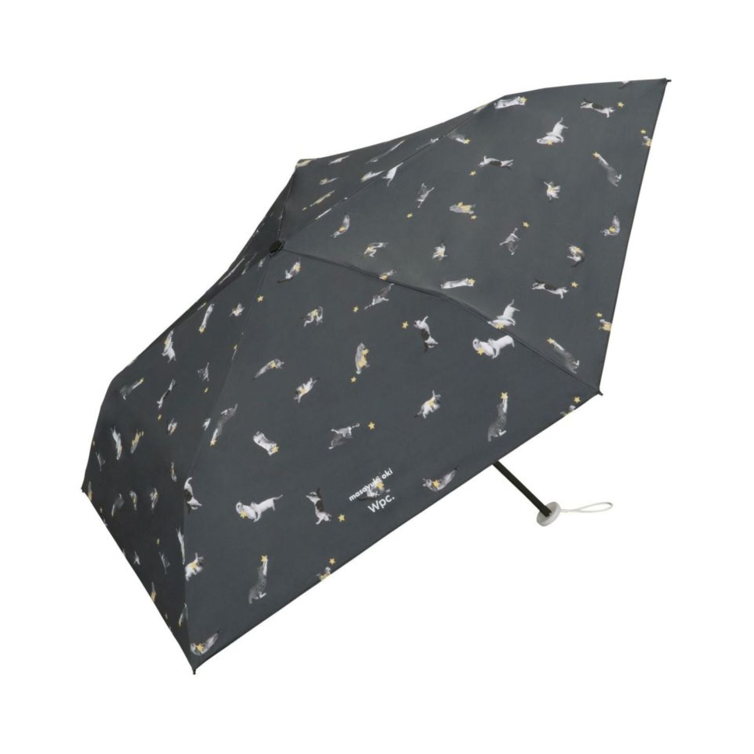 WPC X Masayuki Oki Neko UV Protection UPF 50+ Umbrella 49cm