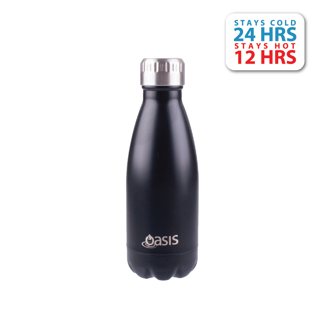 Oasis Stainless Steel Insulated Water Bottle 350ML (Plain) | Gifts & Lifestyle, Insulated Water Bottles, Travel Accessories, Water Bottles | Oasis Bottles-3