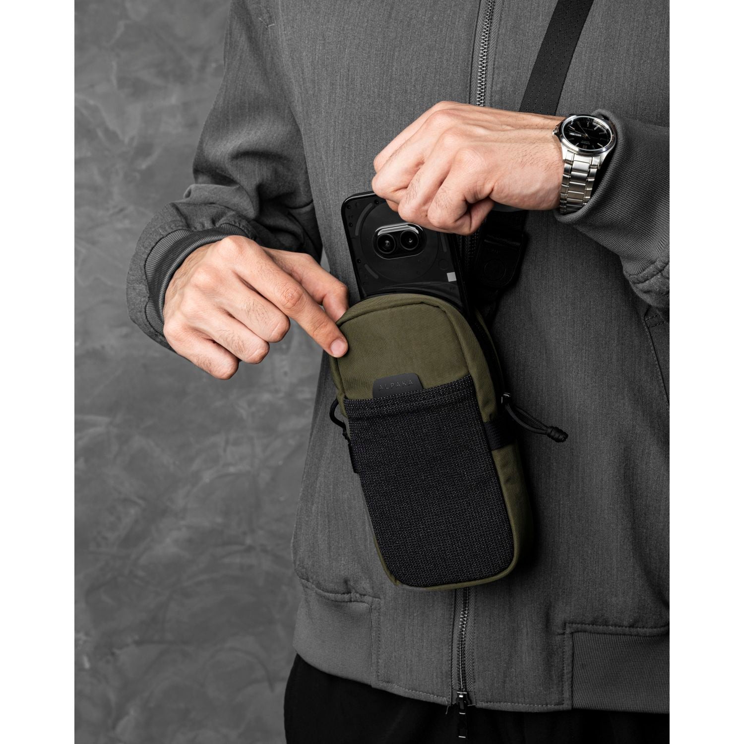 ALPAKA Modular Shoulder Pocket Max Nylon Washed