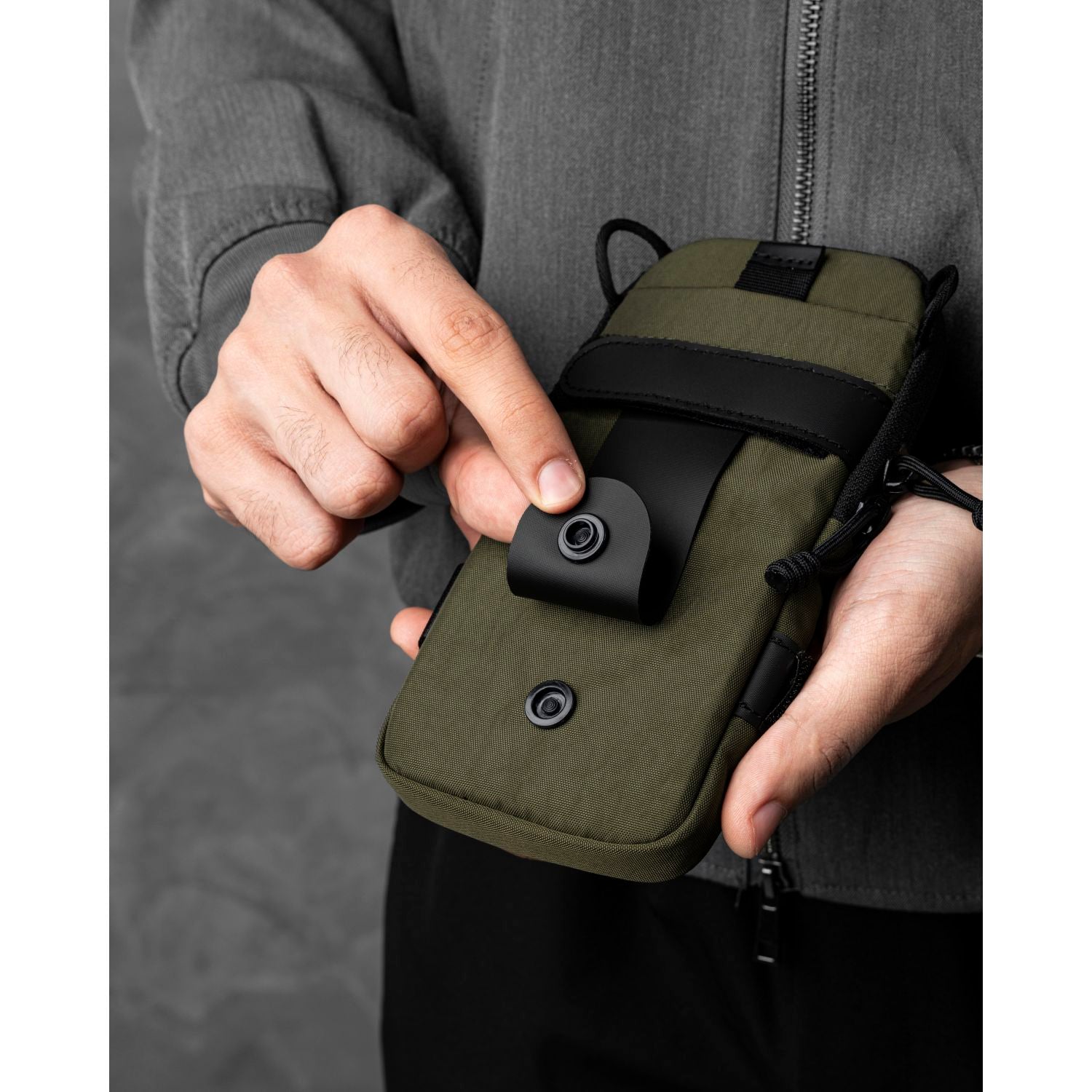 ALPAKA Modular Shoulder Pocket Slim Nylon Washed