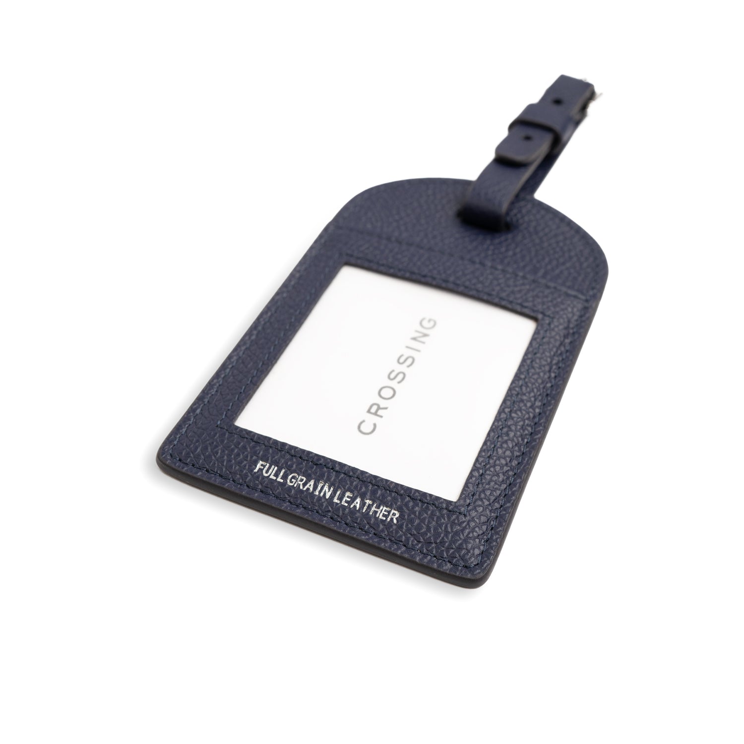 Crossing Milano Leather Luggage Tag