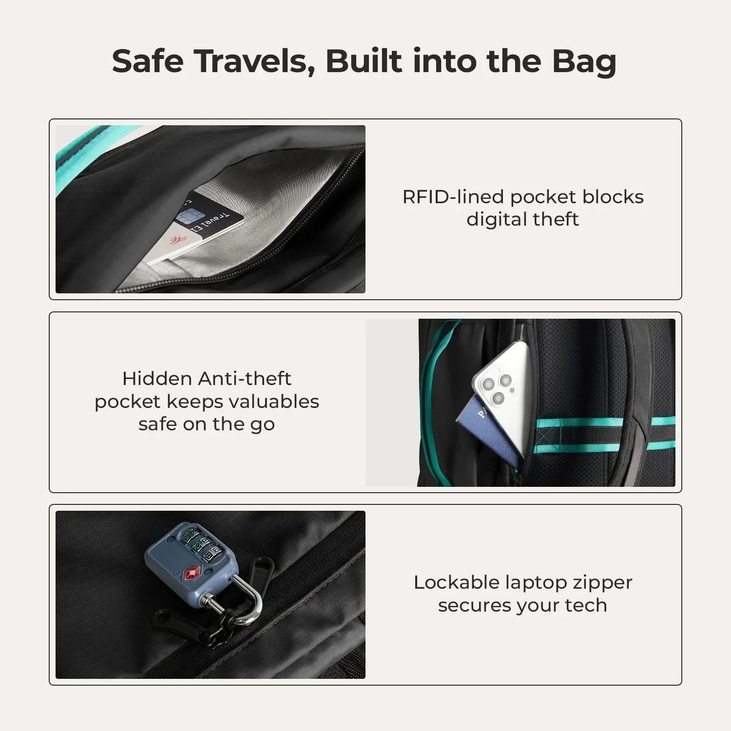 Bagsmart Blast Pro Quick Access Carry On Travel Backpack 40L