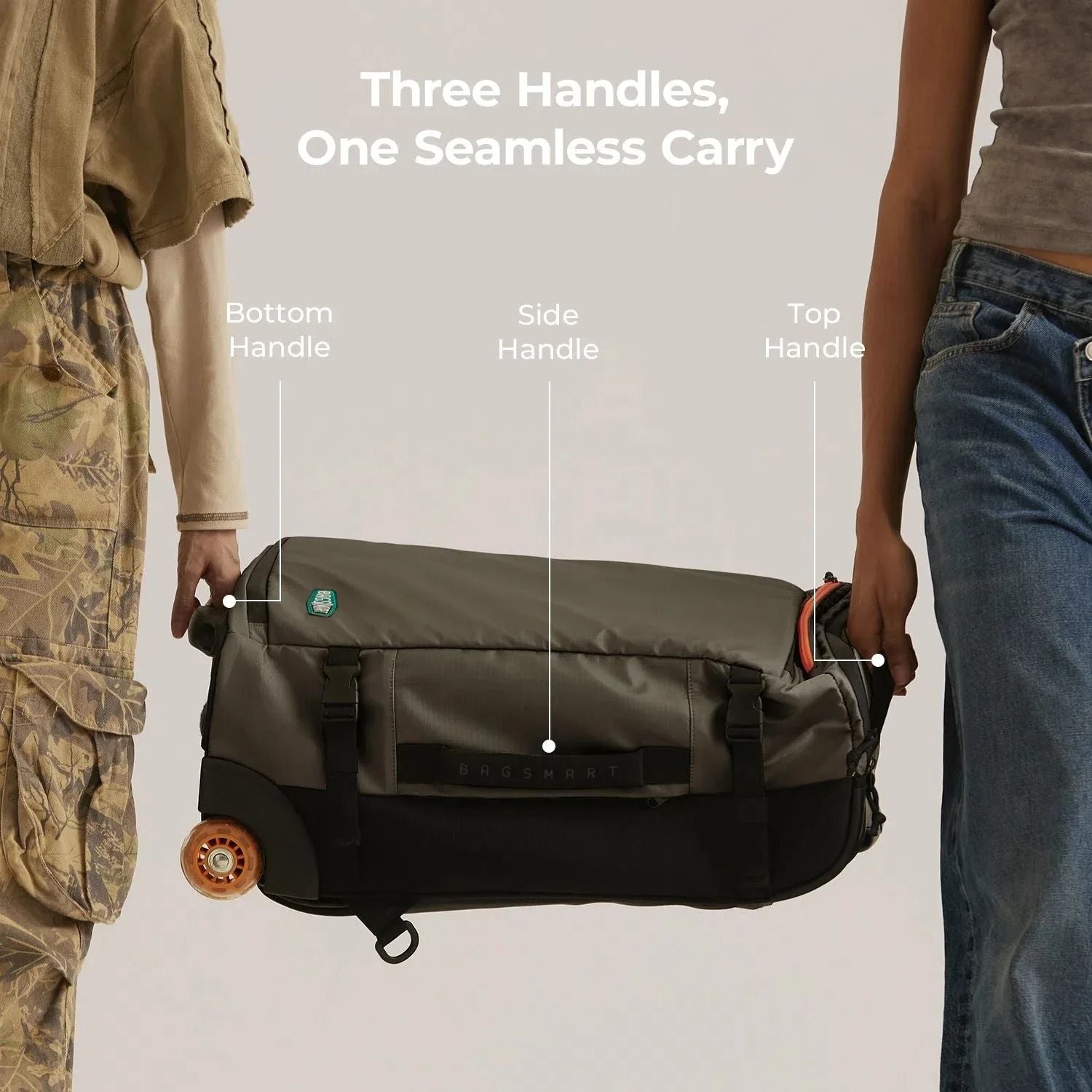 Bagsmart Blast Roller Backpack 43L