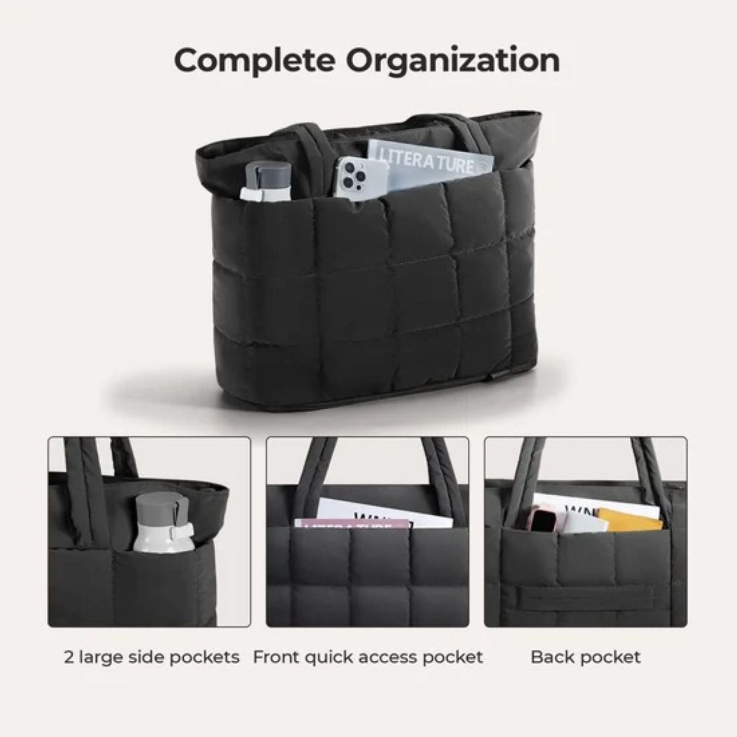 Bagsmart Bubble Puffer Tote 22L - 28L