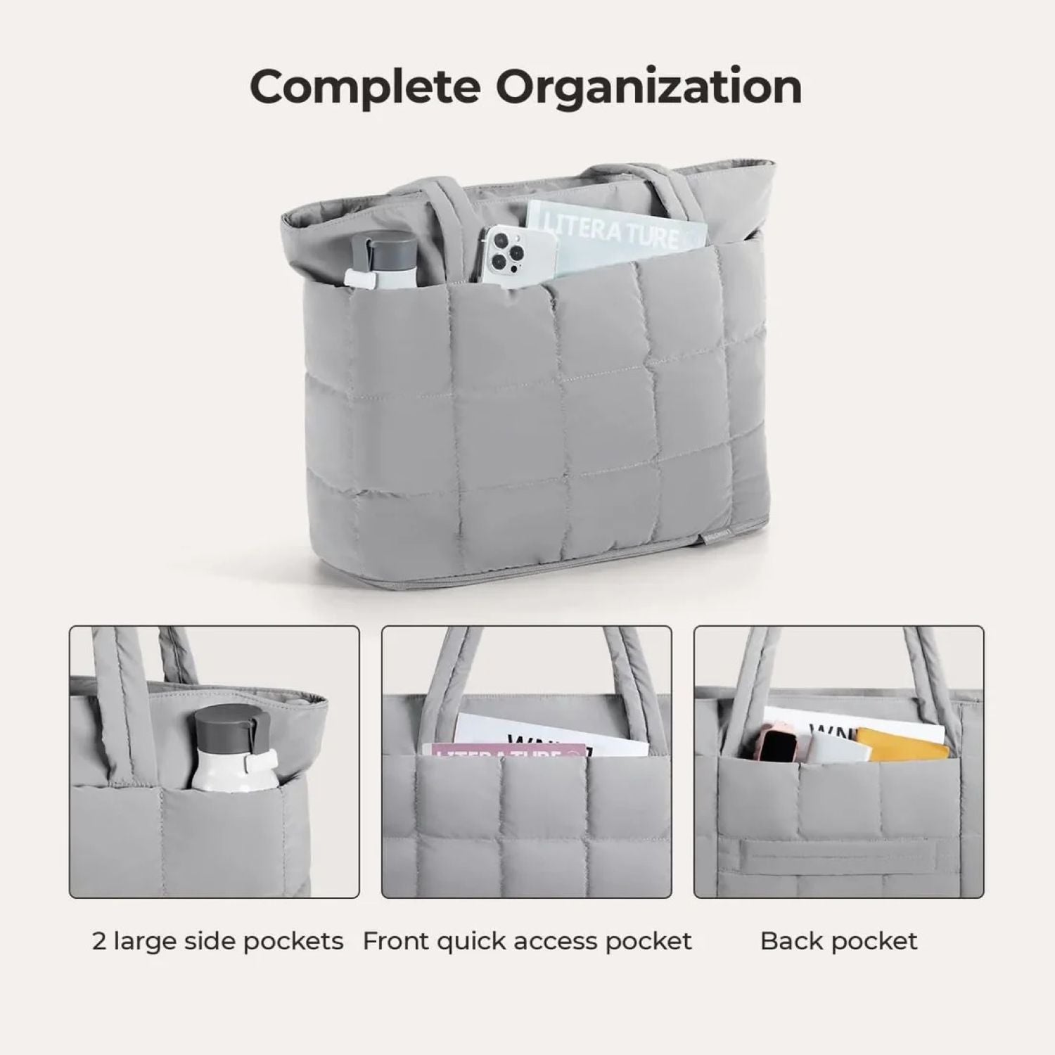 Bagsmart Bubble Puffer Tote 22L - 28L