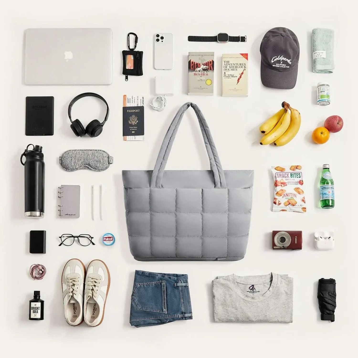 Bagsmart Bubble Puffer Tote 22L - 28L