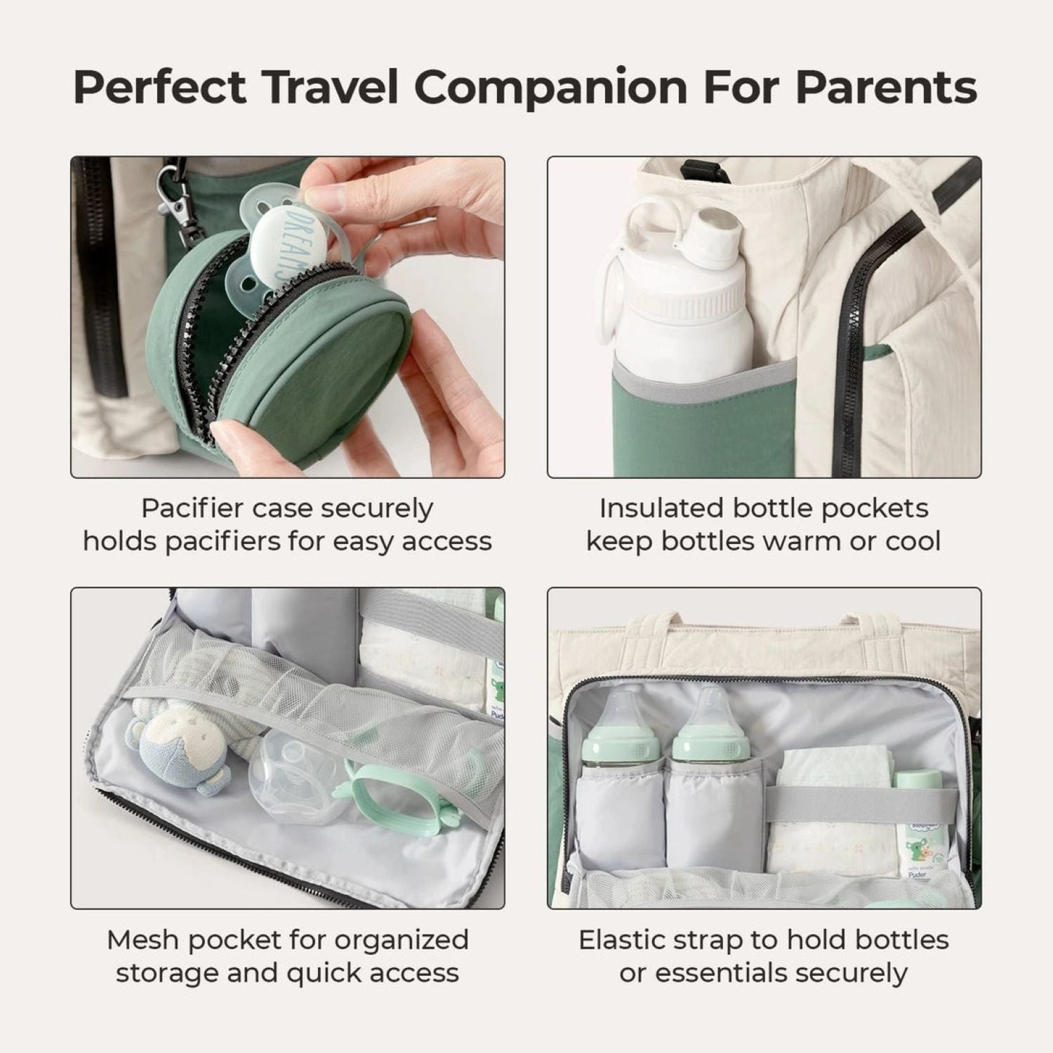 Bagsmart Paz Diaper Tote 25L