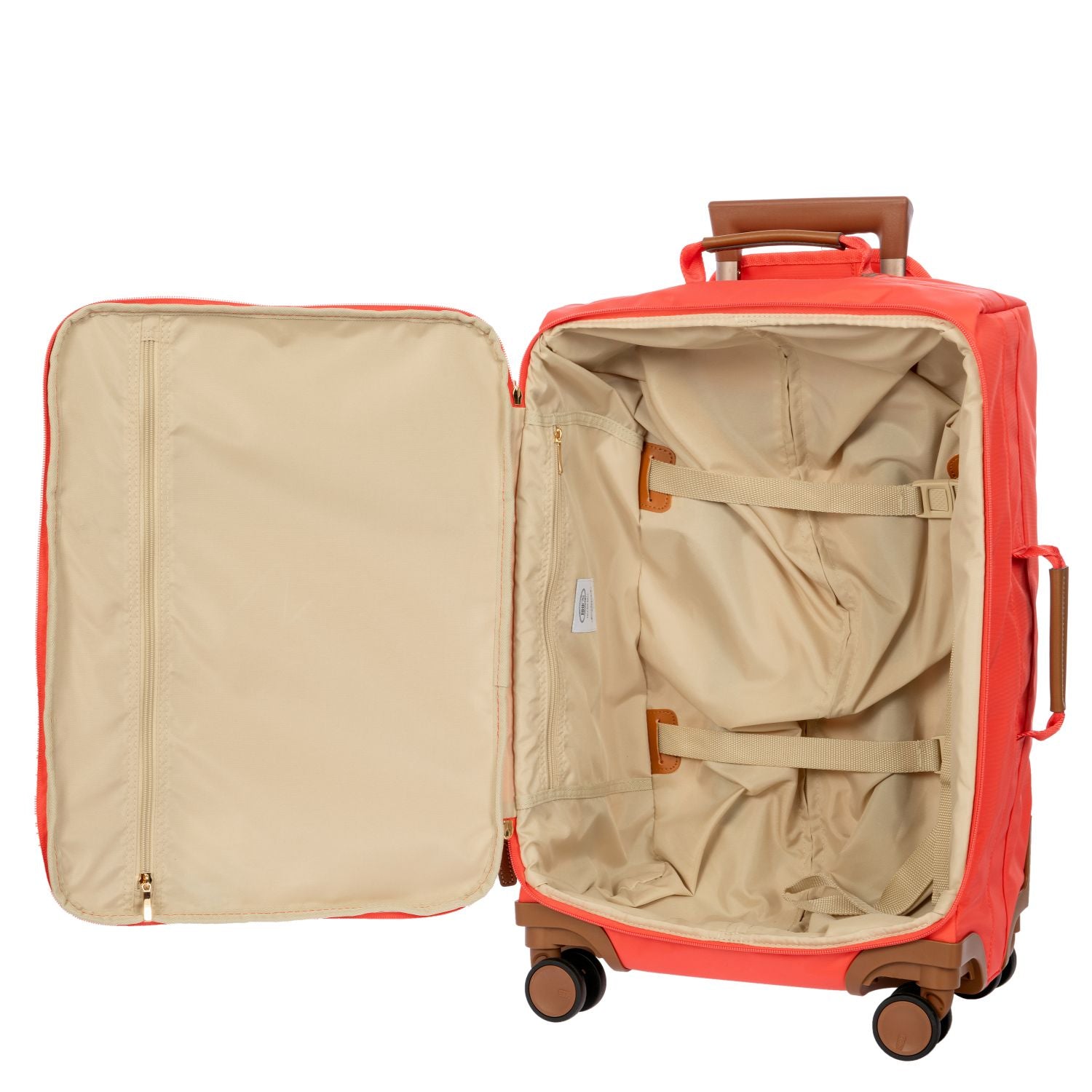 BRIC'S X-Travel 22" Carry On Luggage With Front Access Opening Spinner