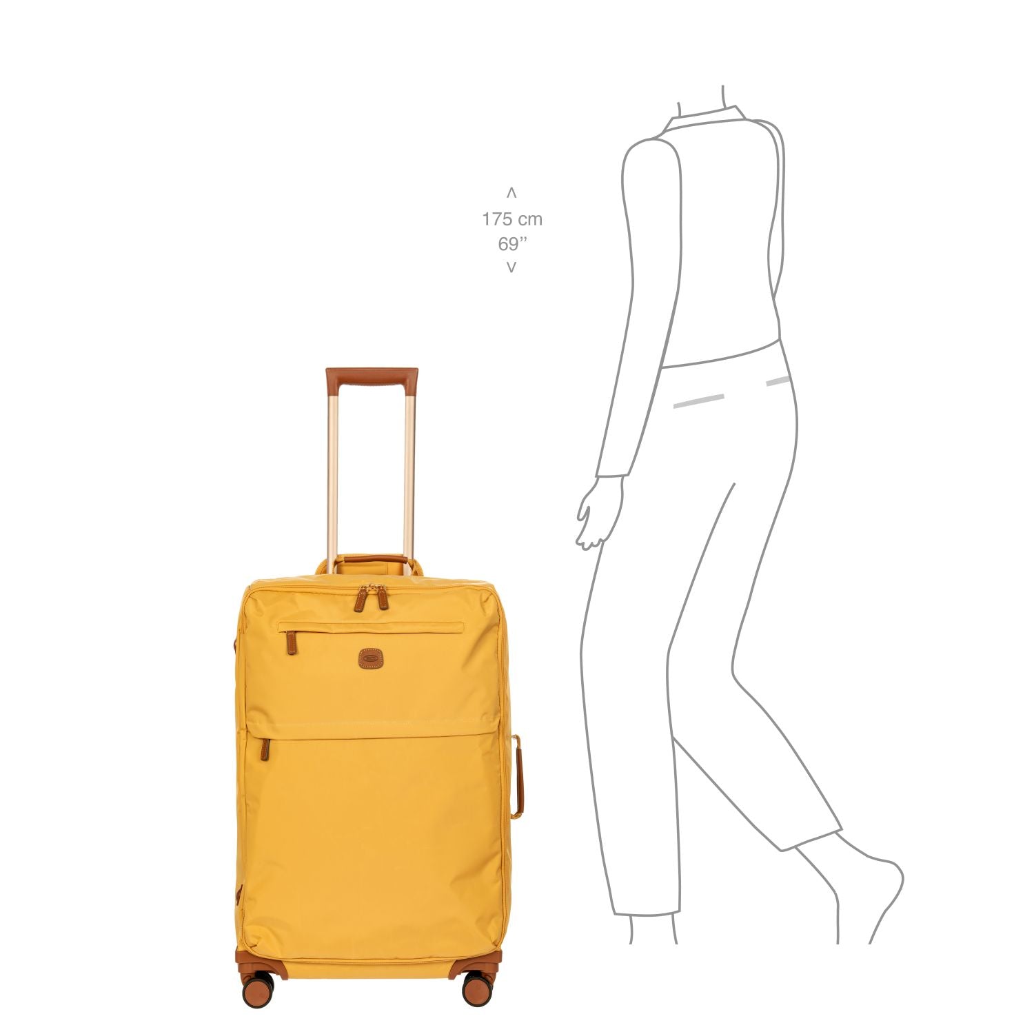 BRIC'S X-Travel 28" Medium Luggage With Front Access Opening Spinner