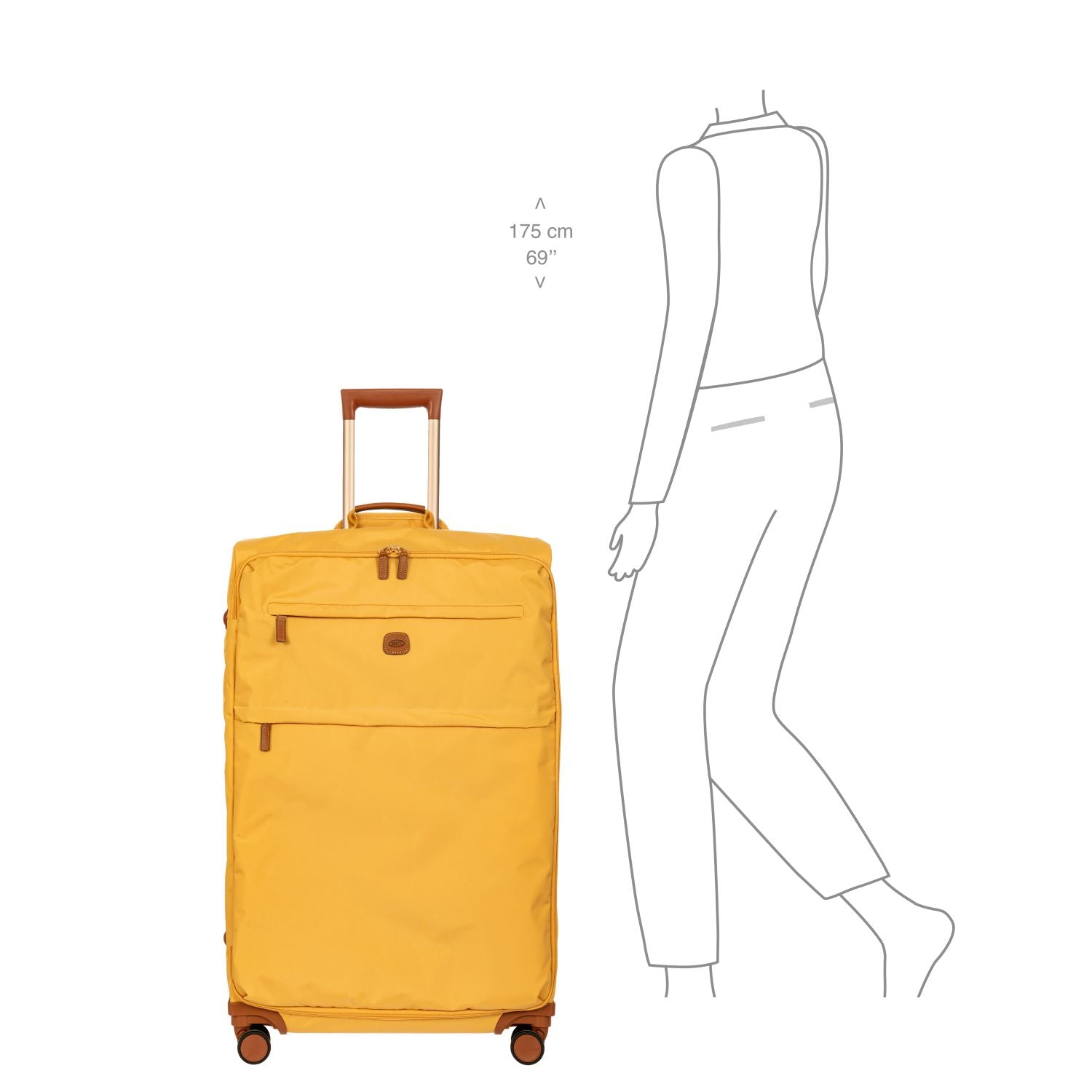 BRIC'S X-Travel 30" Large Luggage With Front Access Opening Spinner