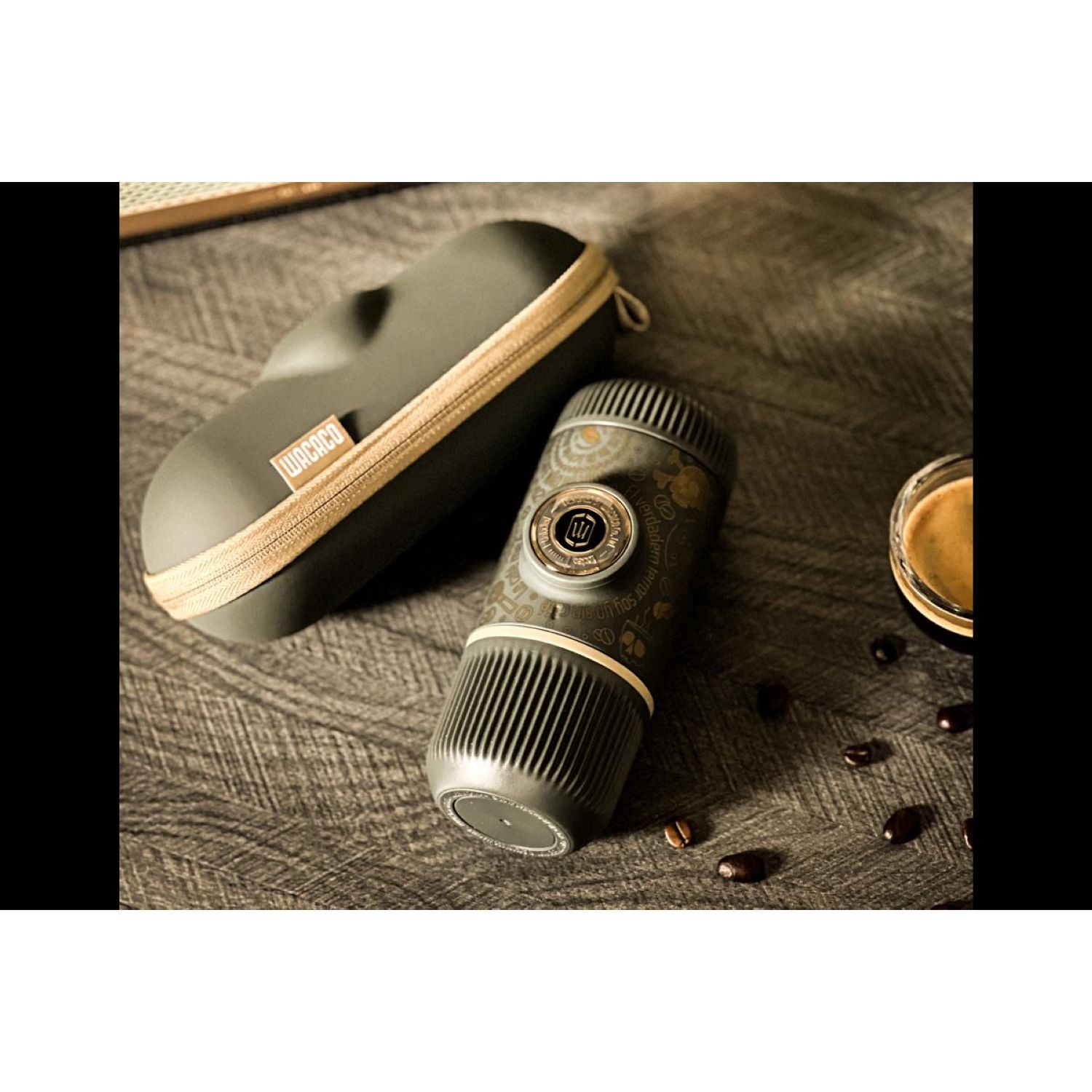 Wacaco Nanopresso Dark Soul + Case Espresso Coffee Maker