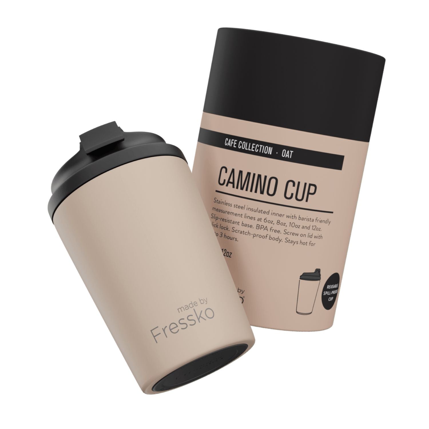 Made By Fressko Camino 12oz Insulated Stainless Steel Cup