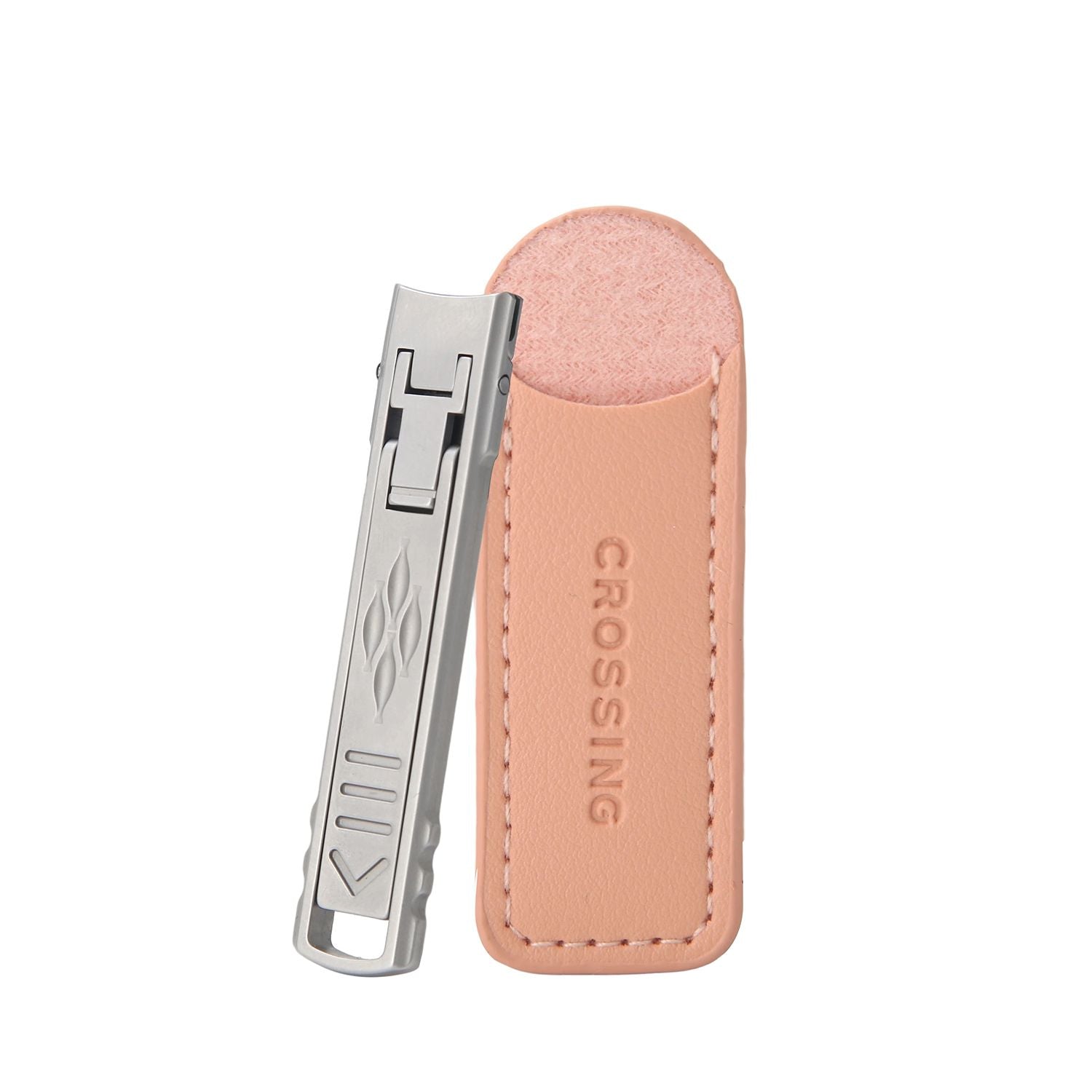 Crossing Compact Travel Stainless-Steel Nail Clippers With Pouch