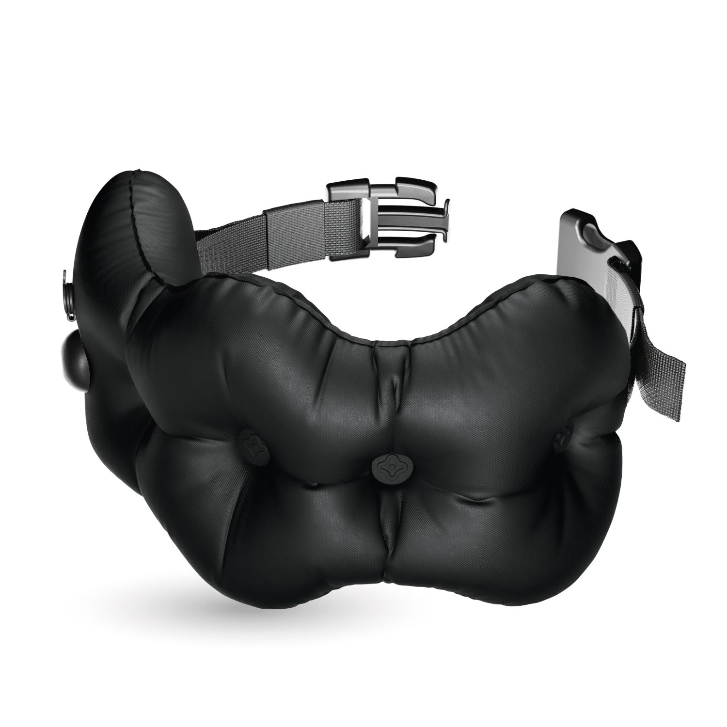 Crossing Inflatable Air Pump Lumbar Back Support Travel Pillow